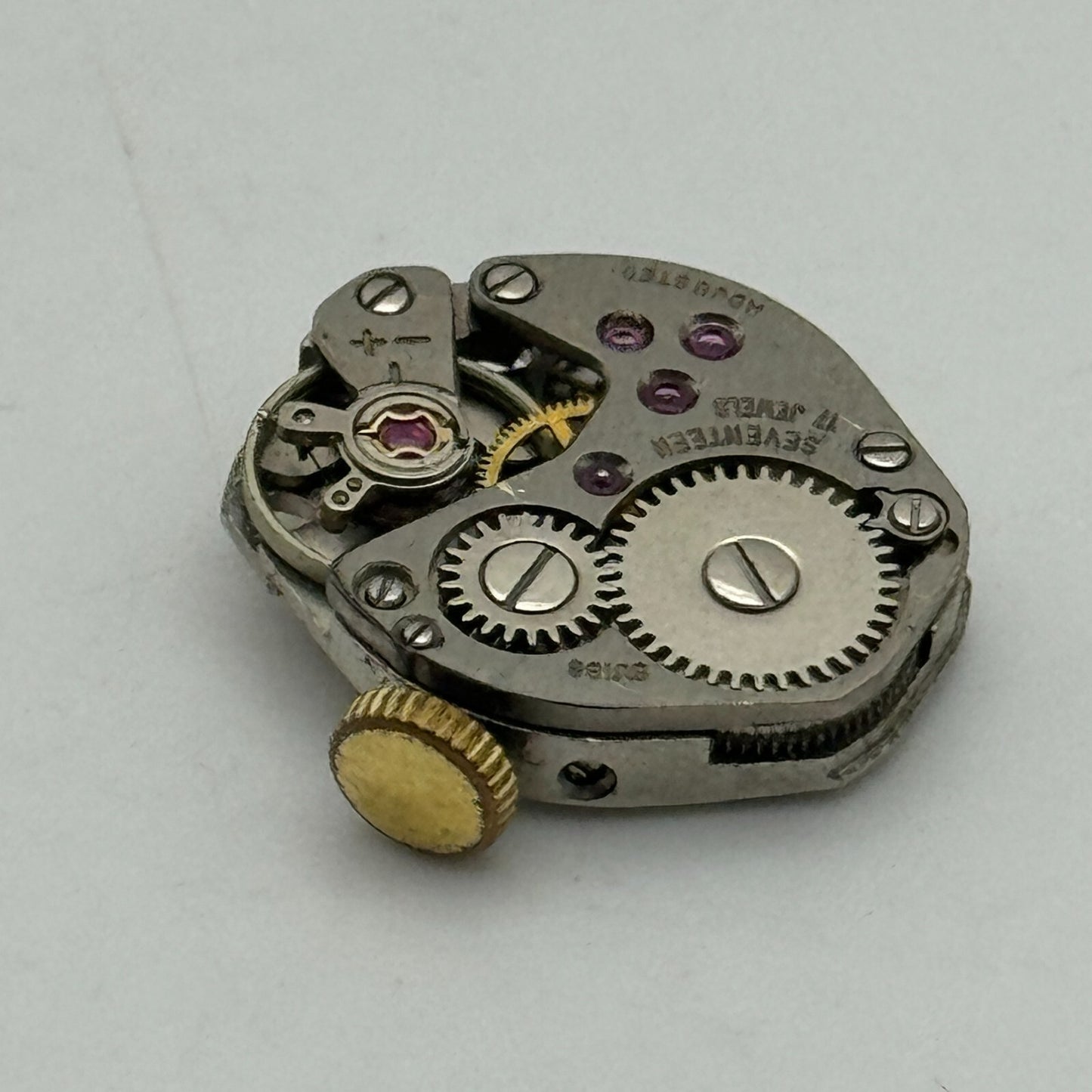 15mm Ladies FHF ST 69 Swiss 17 Jewels Manual Wind Watch Movement Vintage PARTS
