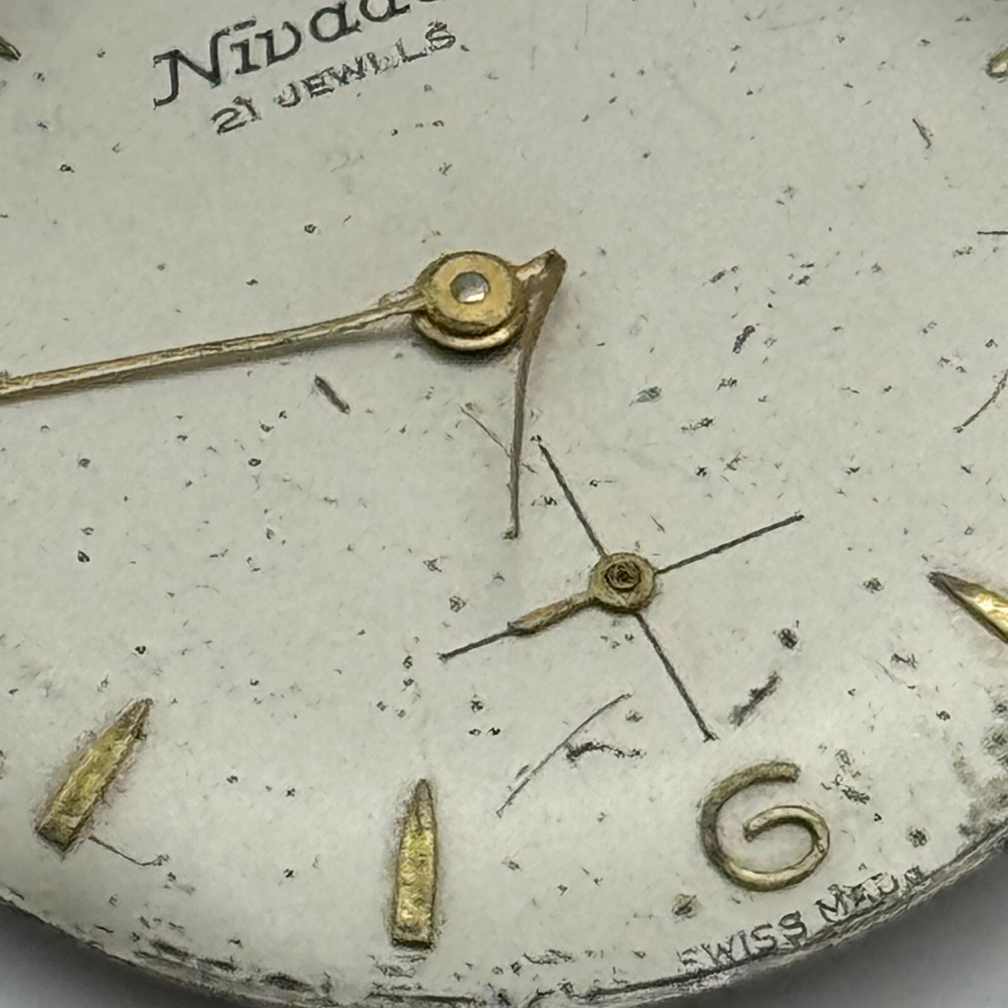 23.7mm Running Nivada AS 1525 1526 Manual Wind Swiss Watch Movement PARTS SPARES