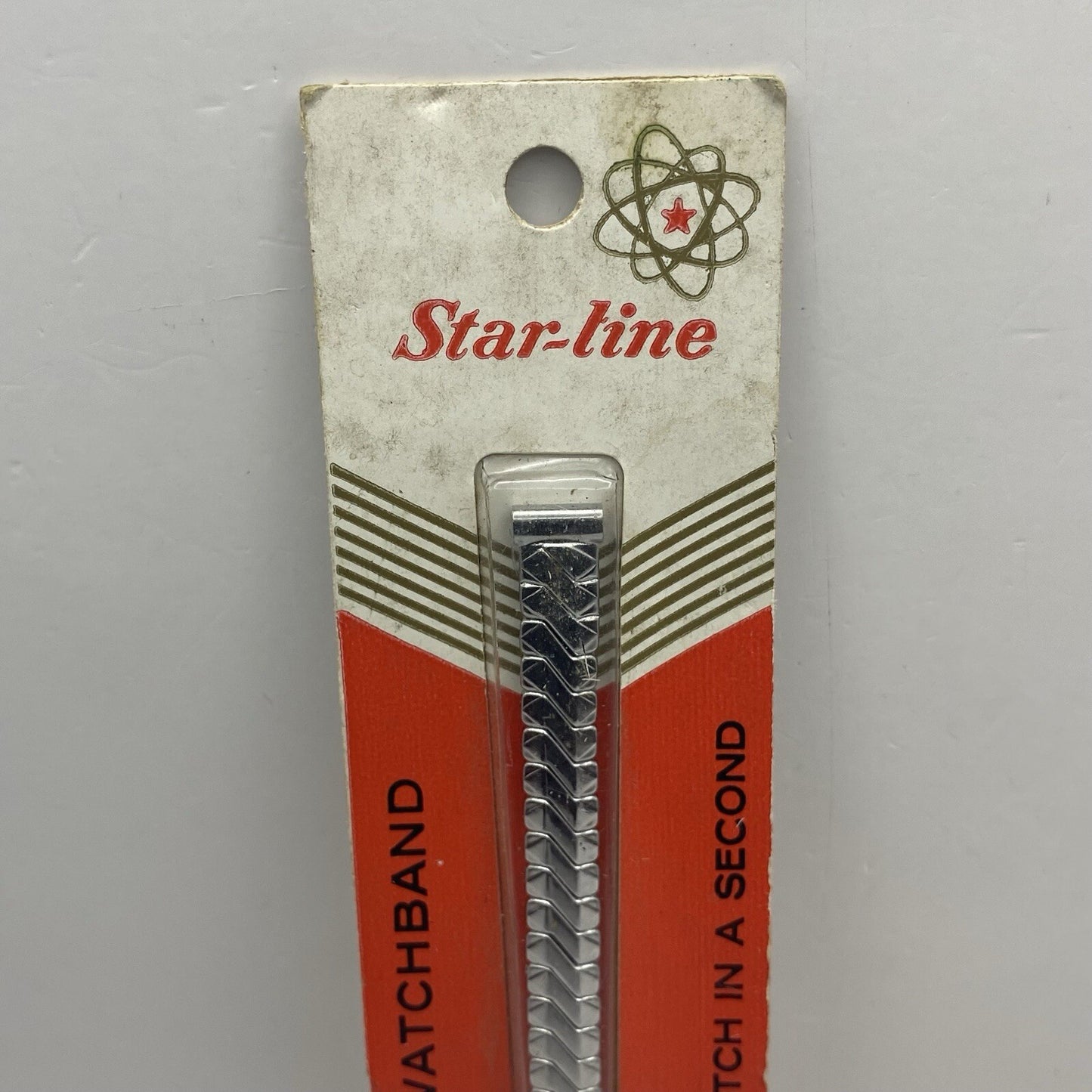 13.5cm Brand New NOS Vintage Star-Line Expansion Watch Band Clip Fast English