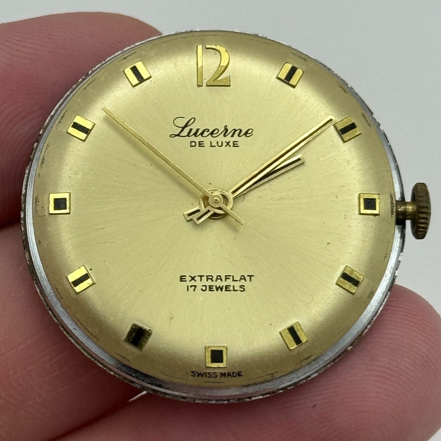 26.5mm Lucerne De Luxe Ronda RL Cal 1213 Manual Wind Swiss Watch Movement PARTS