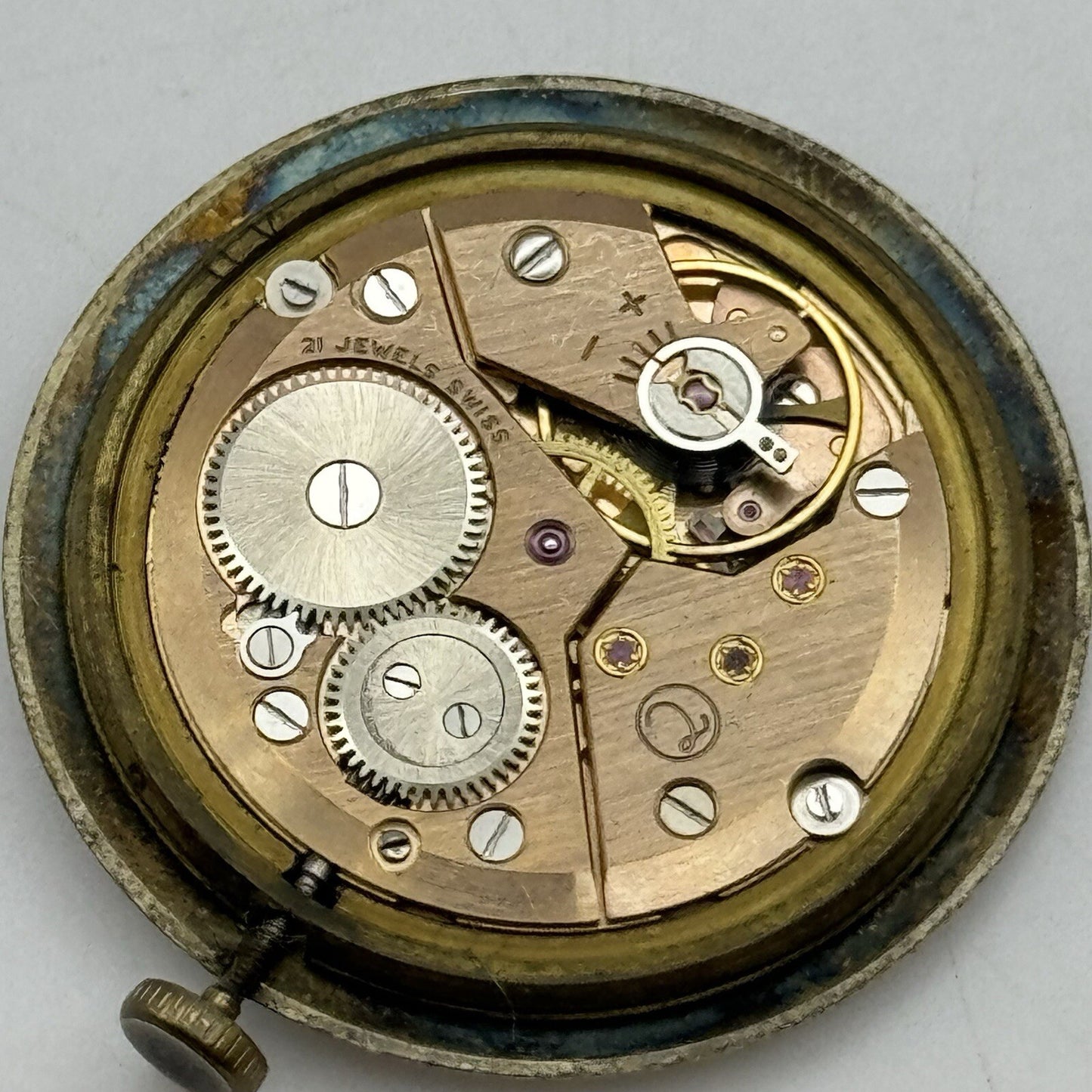 31.4mm Running Peseux Excalibur Good Balance Watch Movement Dial Hands