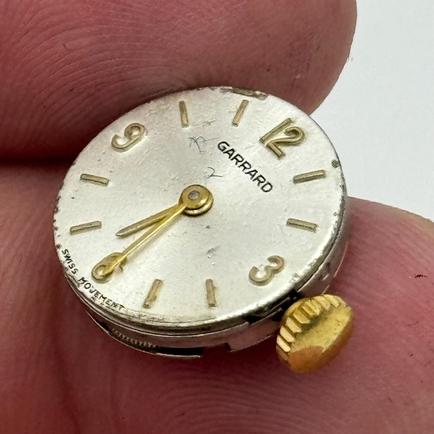 15.5mm Ladies Running Garrard ETA 2412 Manual Wind Watch Movement PARTS SPARES