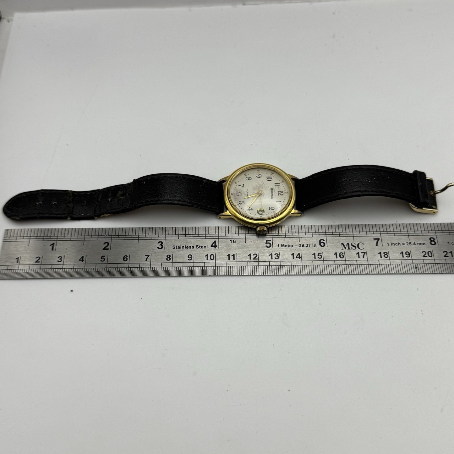 35mm Running Vintage Men’s Sekonda 17 Jewels Manual Wind Date Watch PARTS REPAIR