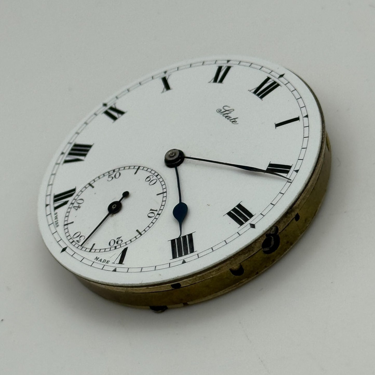 43mm Antique State US PAT.24MAY-1904 Swiss Hunter Pocket Watch Movement PARTS