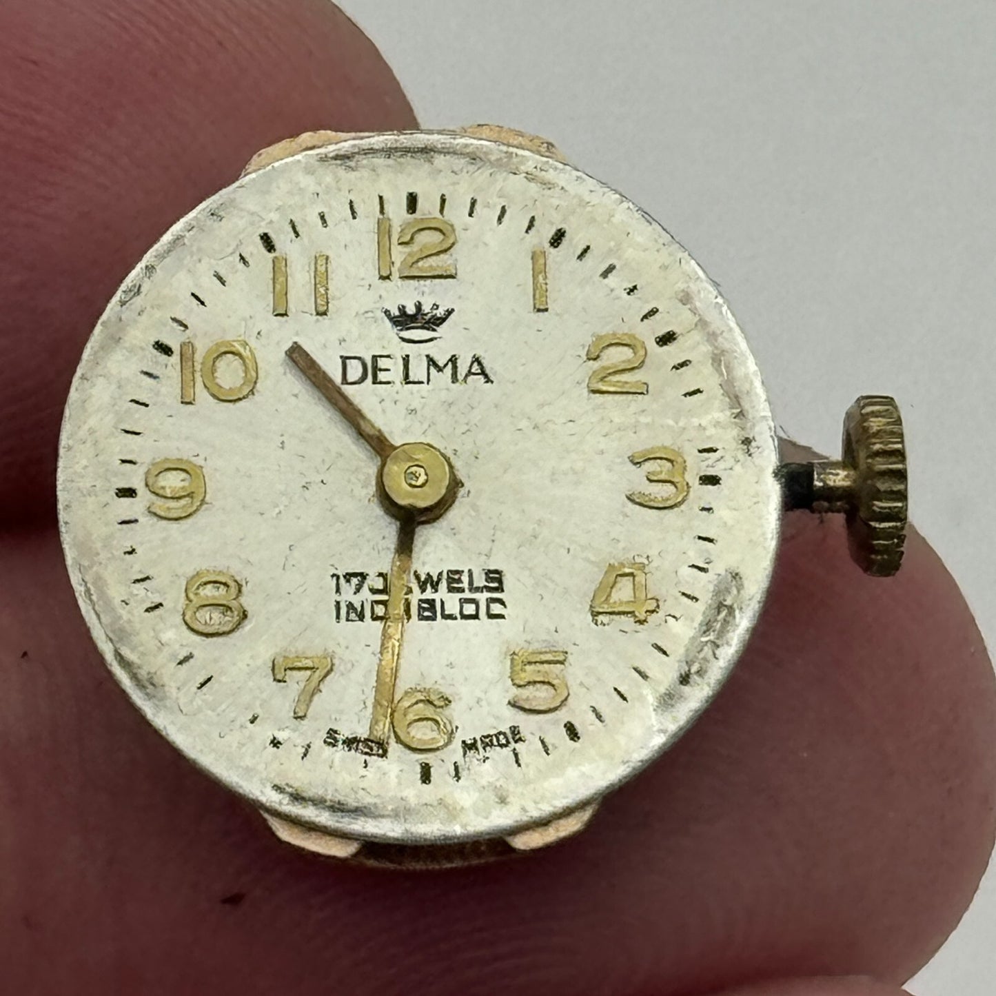 15.1mm Ladies Delma RAX Ronda 6061-21 Manual Wind Swiss Watch Movement PARTS
