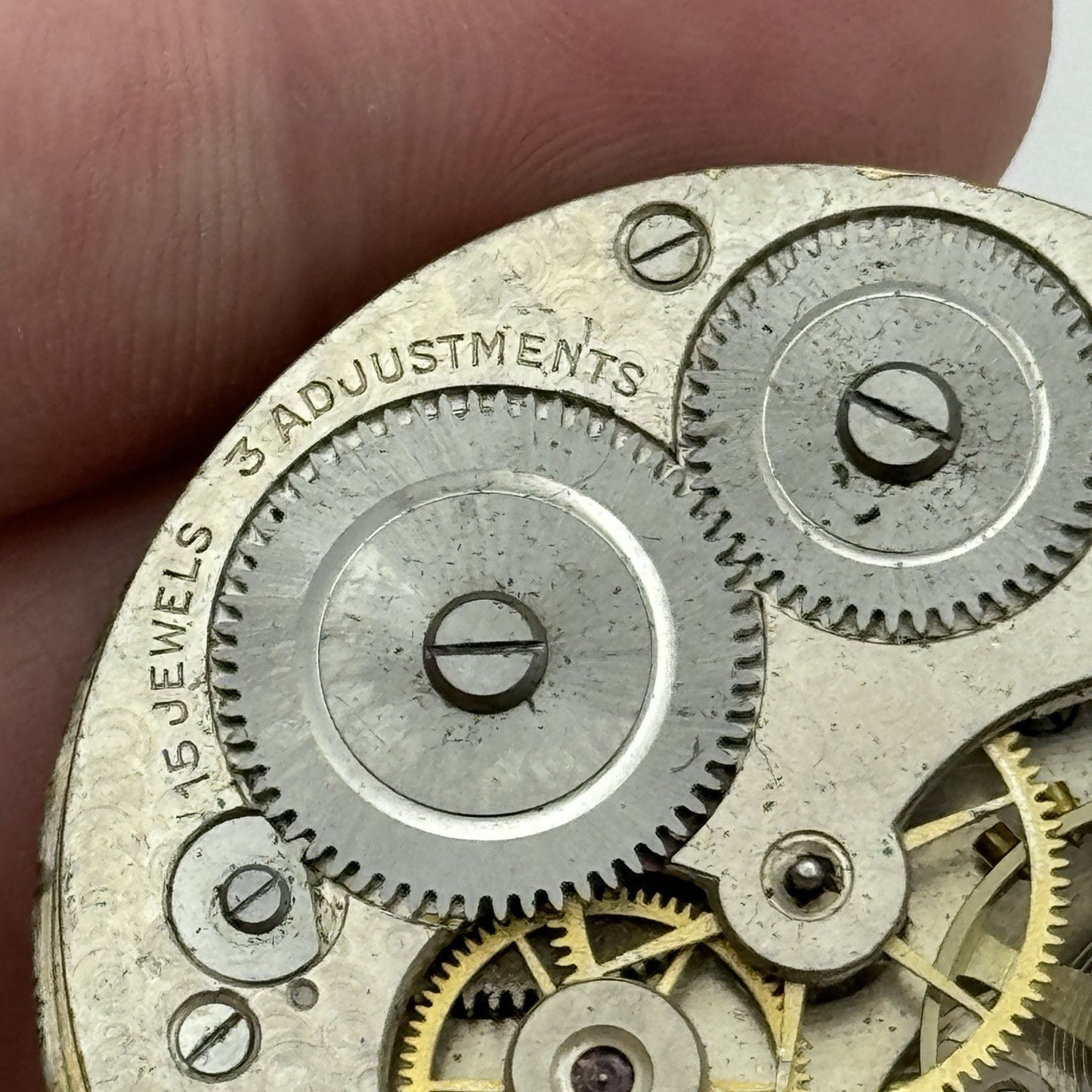 43mm Cyma 999 Fattorini & Sons Bradford Open Face Pocket Watch Movement PARTS
