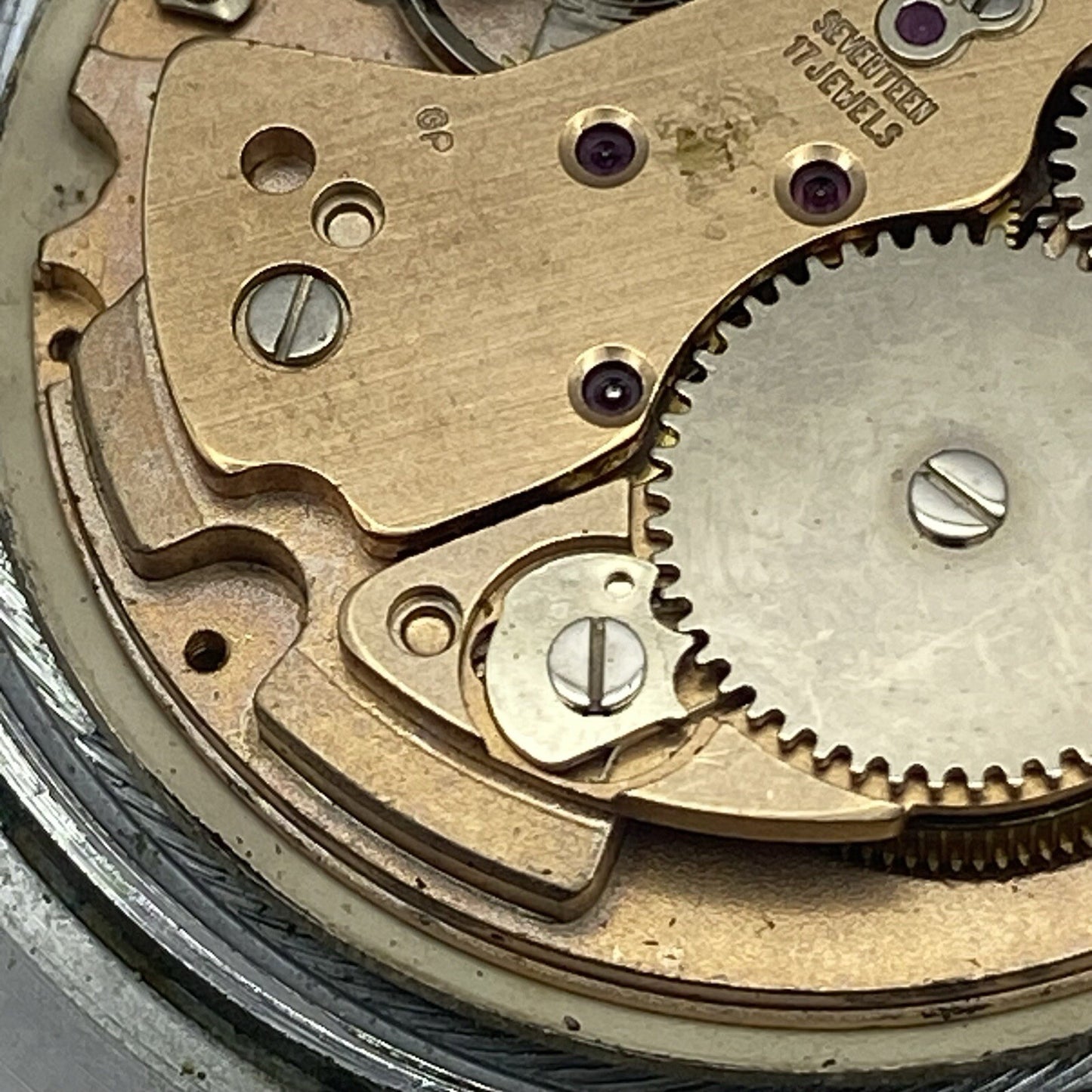 35mm RUNNING TO REPAIR Vintage Rytima De Luxe Ronda RAX 1233 Movement For Parts