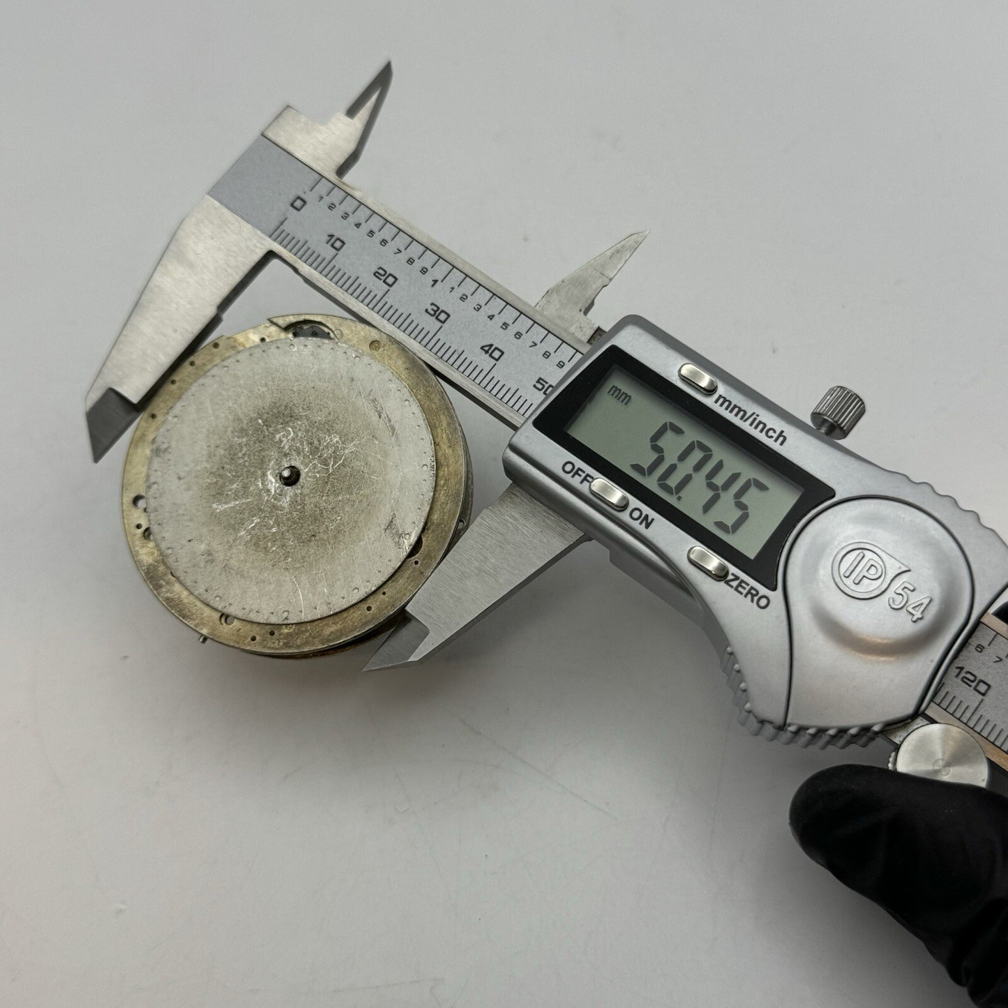 50.4mm Unidentified Unique Pocket Watch Movement FOR PARTS Restore