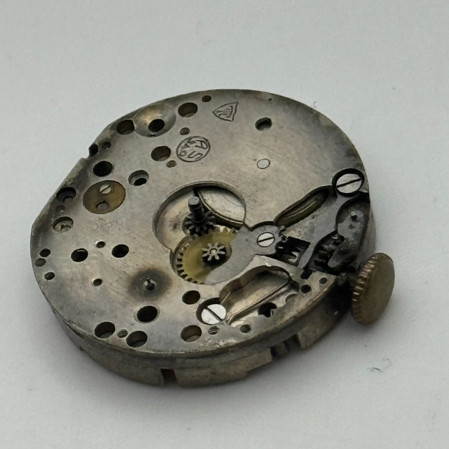 23.7mm Running Rotary AS 340 Manual Wind Watch Movement Swiss Vintage PARTS