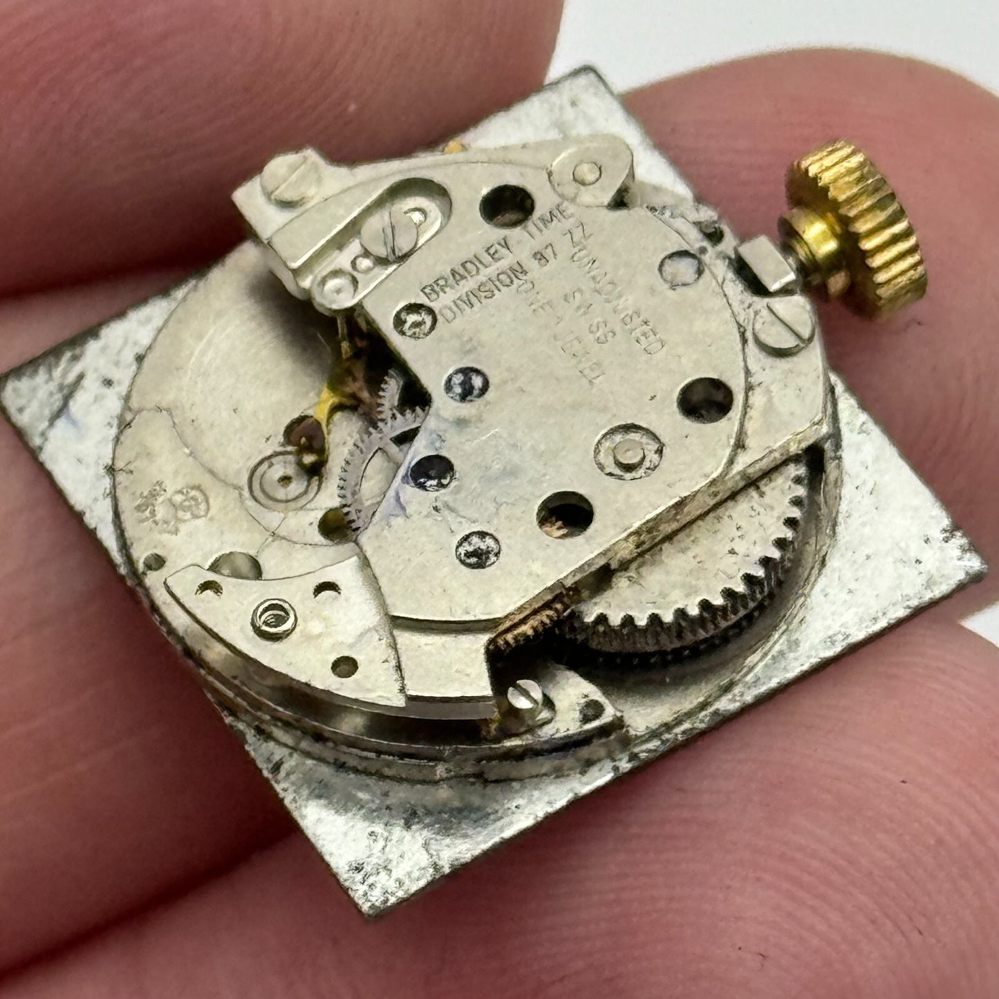 19.7mm Walt Disney EB 8461-74 Manual Wind Swiss Watch Movement PARTS SPARES