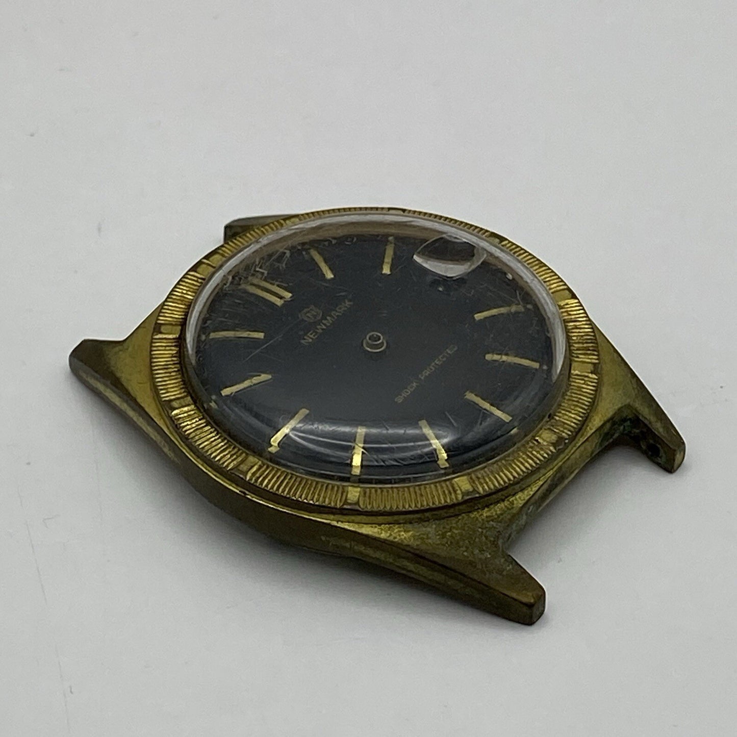 35mm Manual Wind Gents Vintage Newmark EB 8800 DT Movement Watch NON WORKING