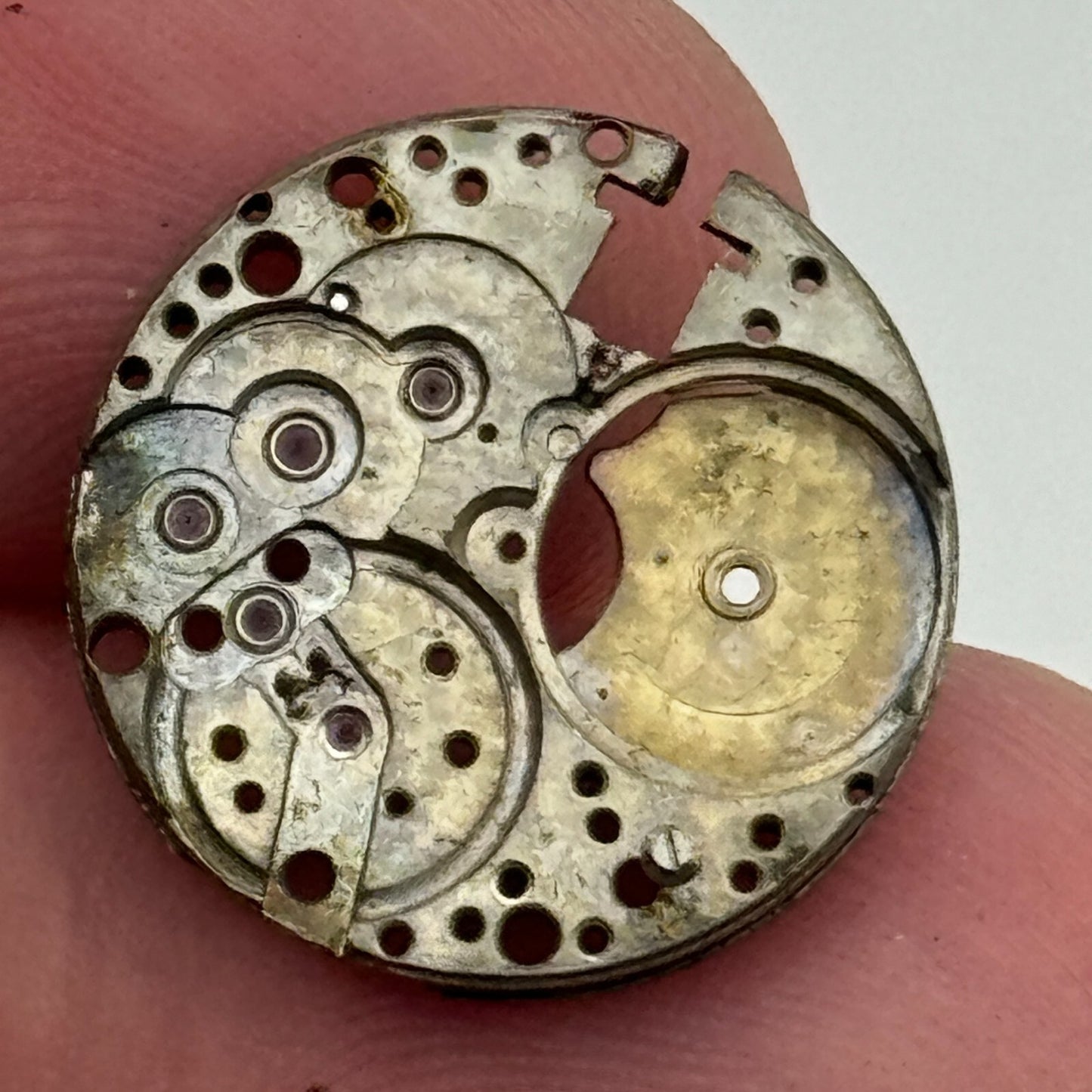 17.4mm Rolex Depose 181 Main Plate Manual Wind Watch Movement Vintage PARTS