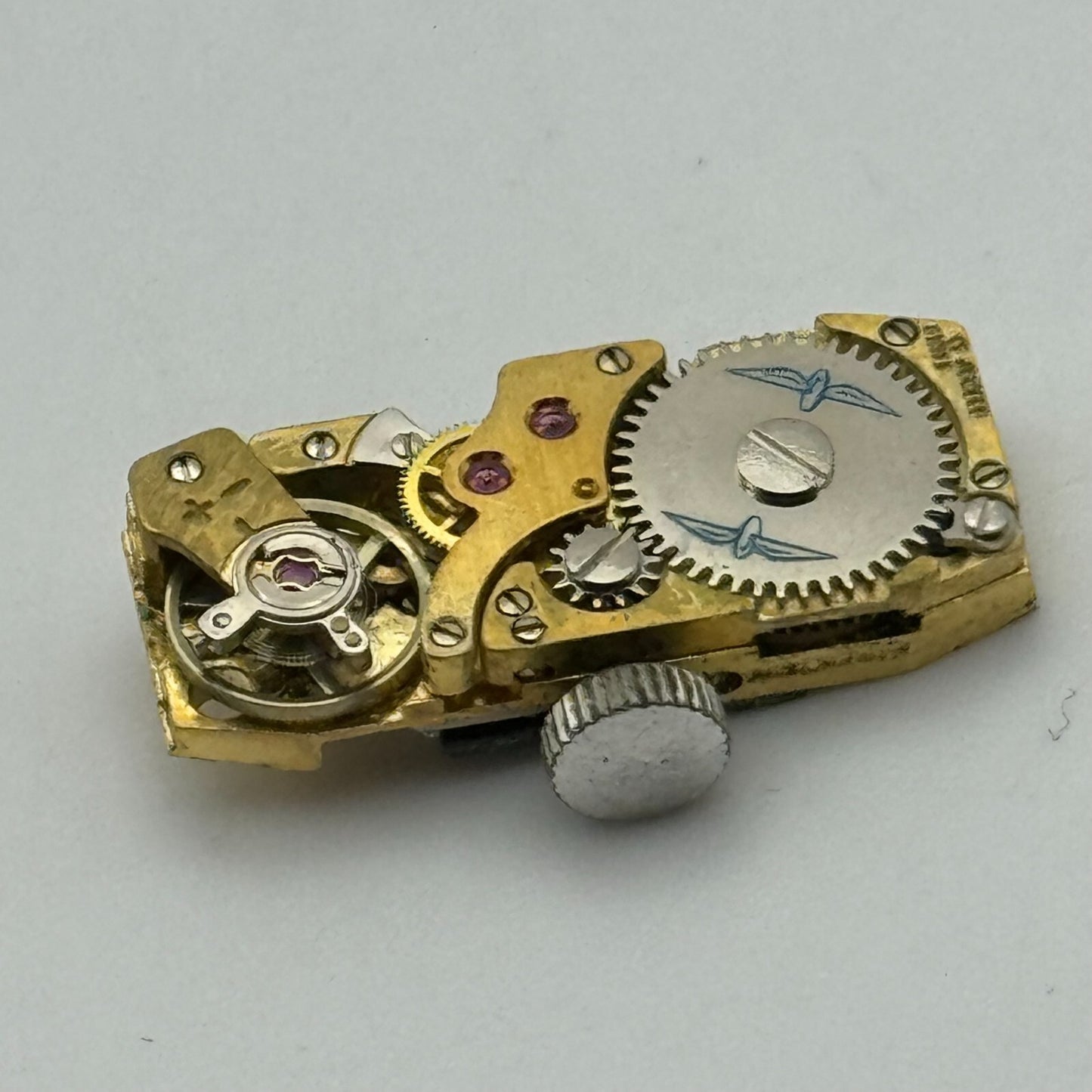 9mm Rotary Ladies FHF 59-21 Manual Wind Swiss Watch Movement Vintage FOR PARTS