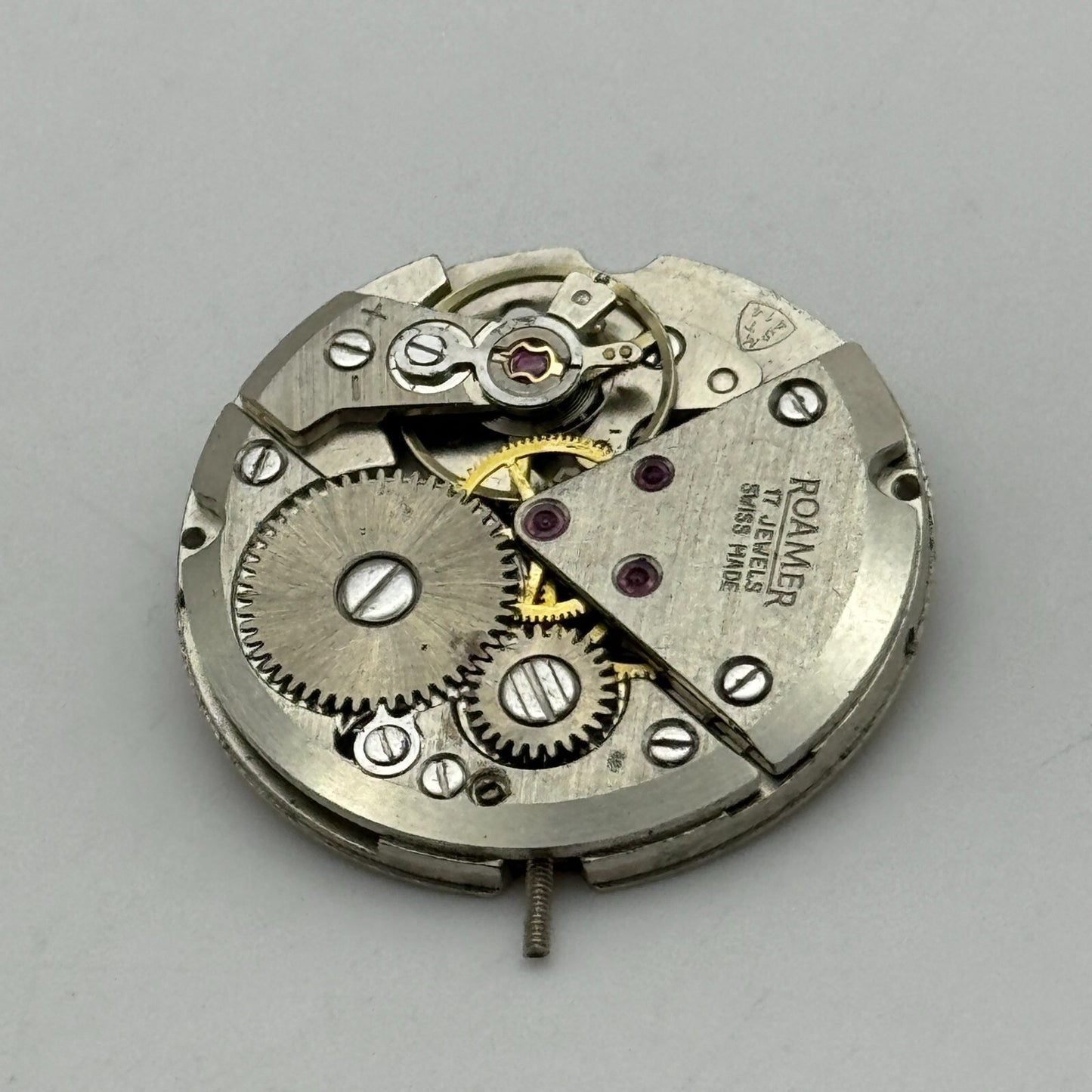 25.9mm Men's Roamer MST 414 Balance Ok Watch Movement Swiss Vintage PARTS SPARE