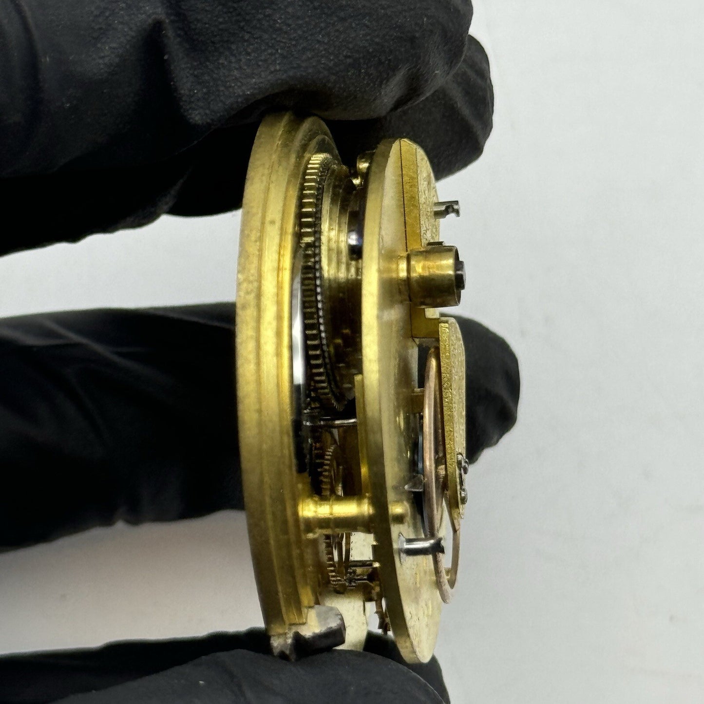 45.3mm Unidentified High Quality Partial Pocket Watch Movement FOR PARTS Repair