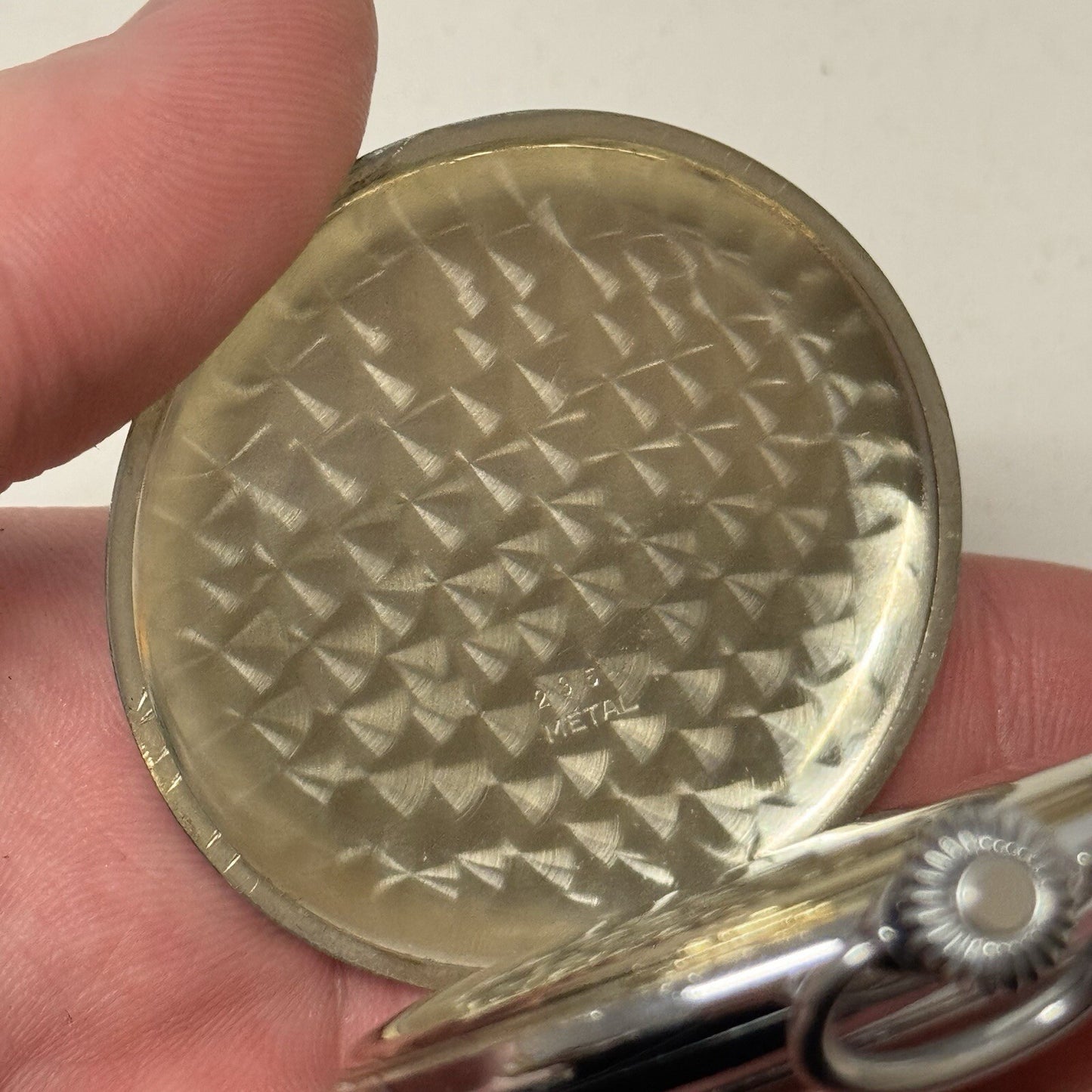 49mm Vintage Dowel NEW OLD STOCK Open Face Sub Seconds Pocket Watch TO SERVICE