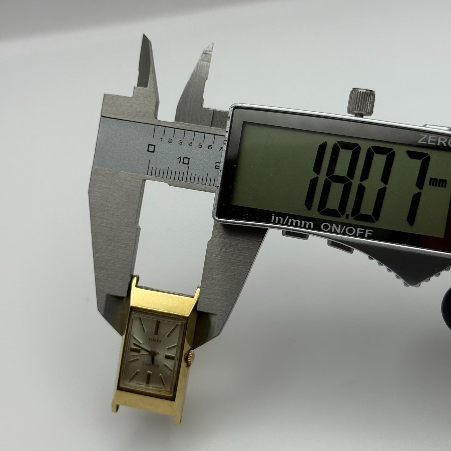 Timex Electric Ladies Quartz Watch 10k Rolled Gold Plated 18mm UNTESTED PARTS