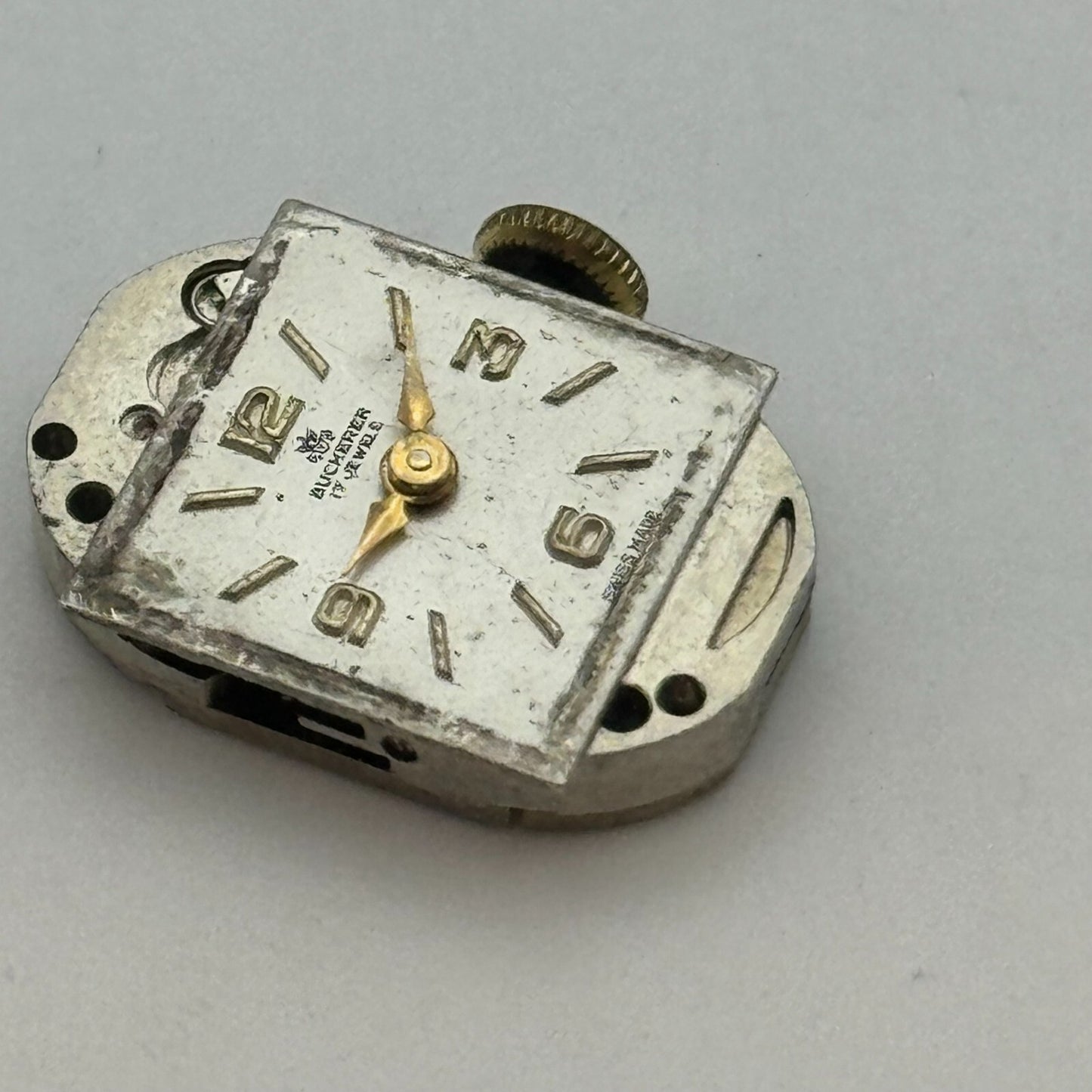 12.8mm Running Bucherer ETA 2355 Manual Wind Watch Movement PARTS REPAIR