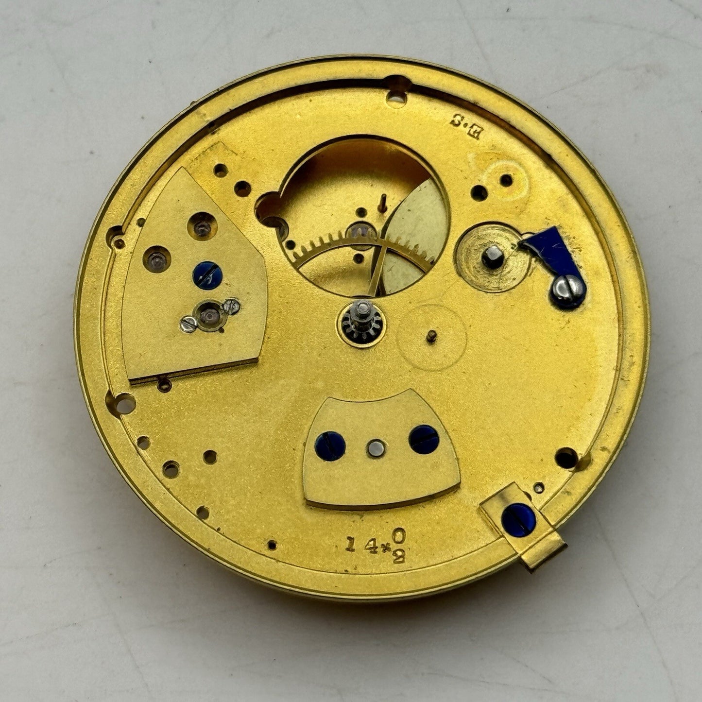 43mm Manual Wind John Atherton Liverpool Fusee Pocket Watch Movement FOR PARTS