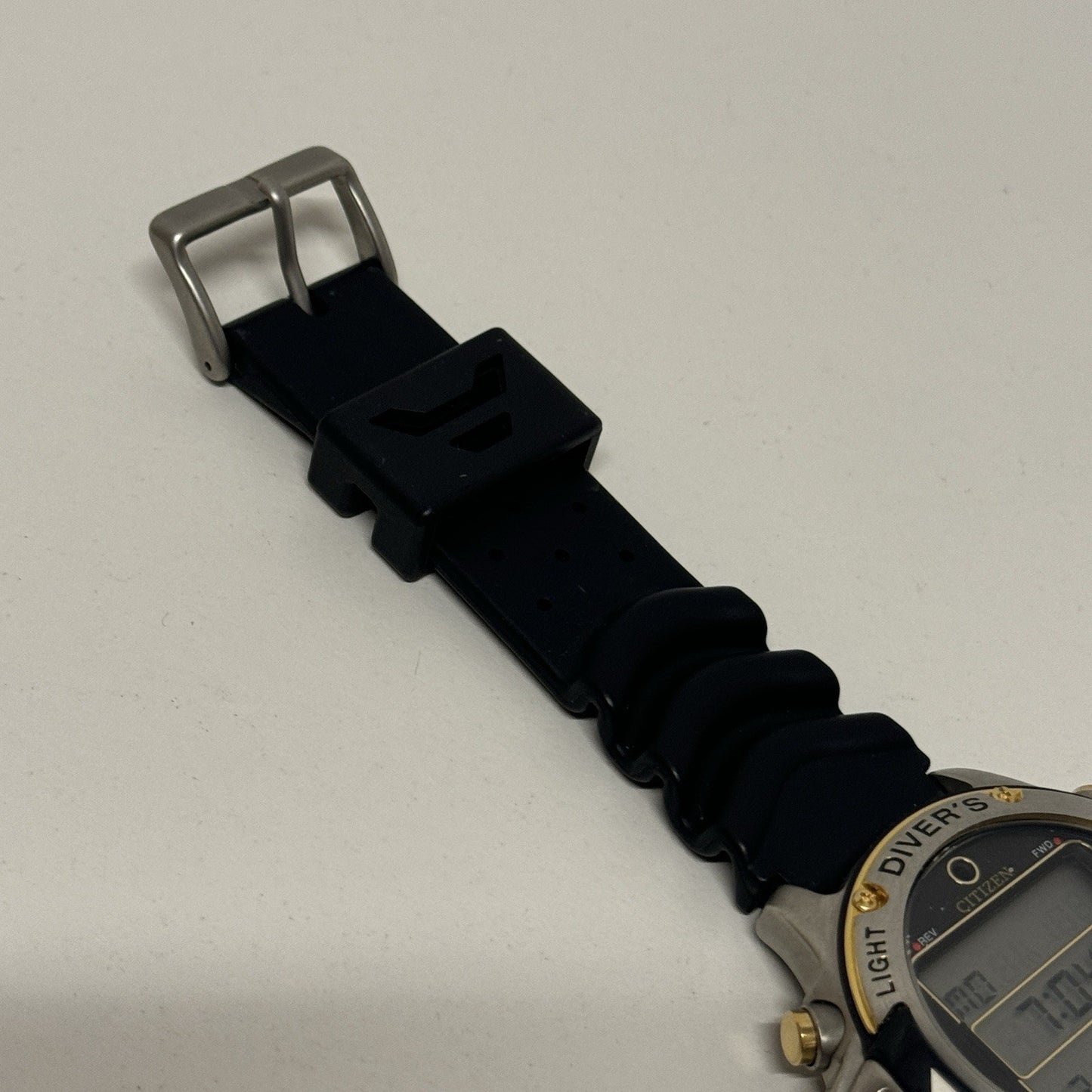 46mm Citizen Promaster Hyper Aqualand D203-089821 Digital Watch Runs To Repair