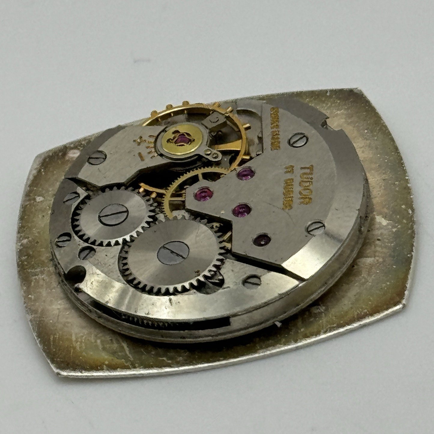23.6mm Tudor 2422 Good Balance Dial Hands Manual Wind Vintage Watch Movement