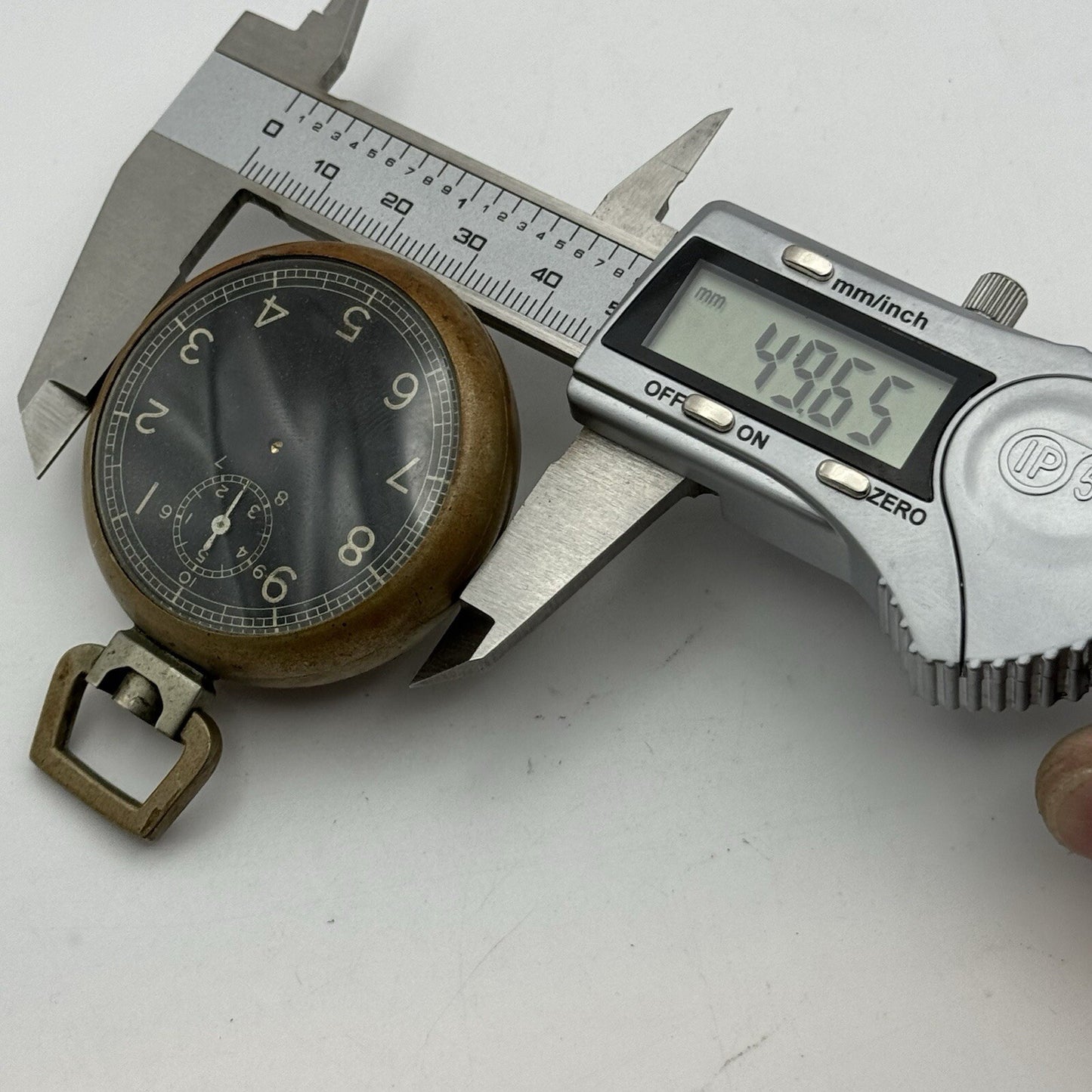 49mm 1940s Elgin USA Grade 582 Model 21 Star Case Co Stop Watch TO RESTORE