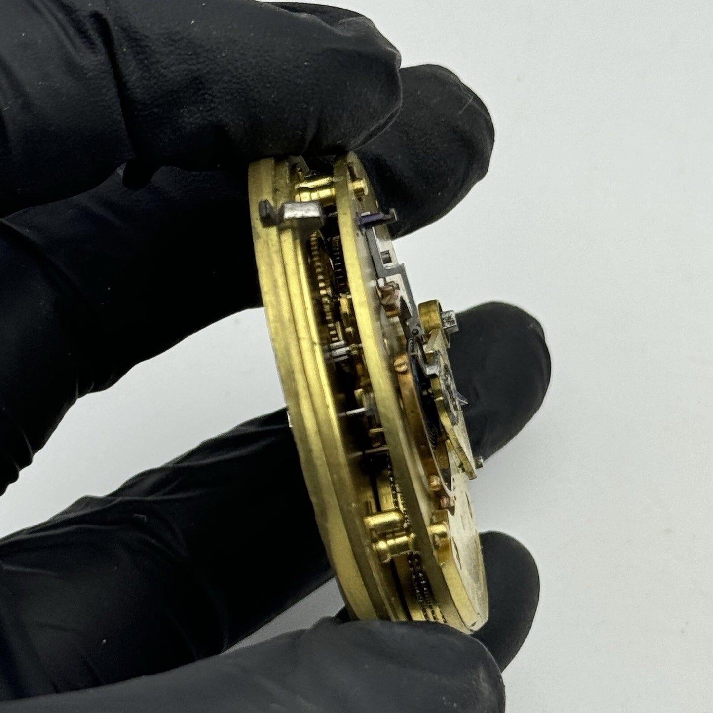 51.9mm Antique Oversized Fusee D Steadman London Pocket Watch Movement To Repair