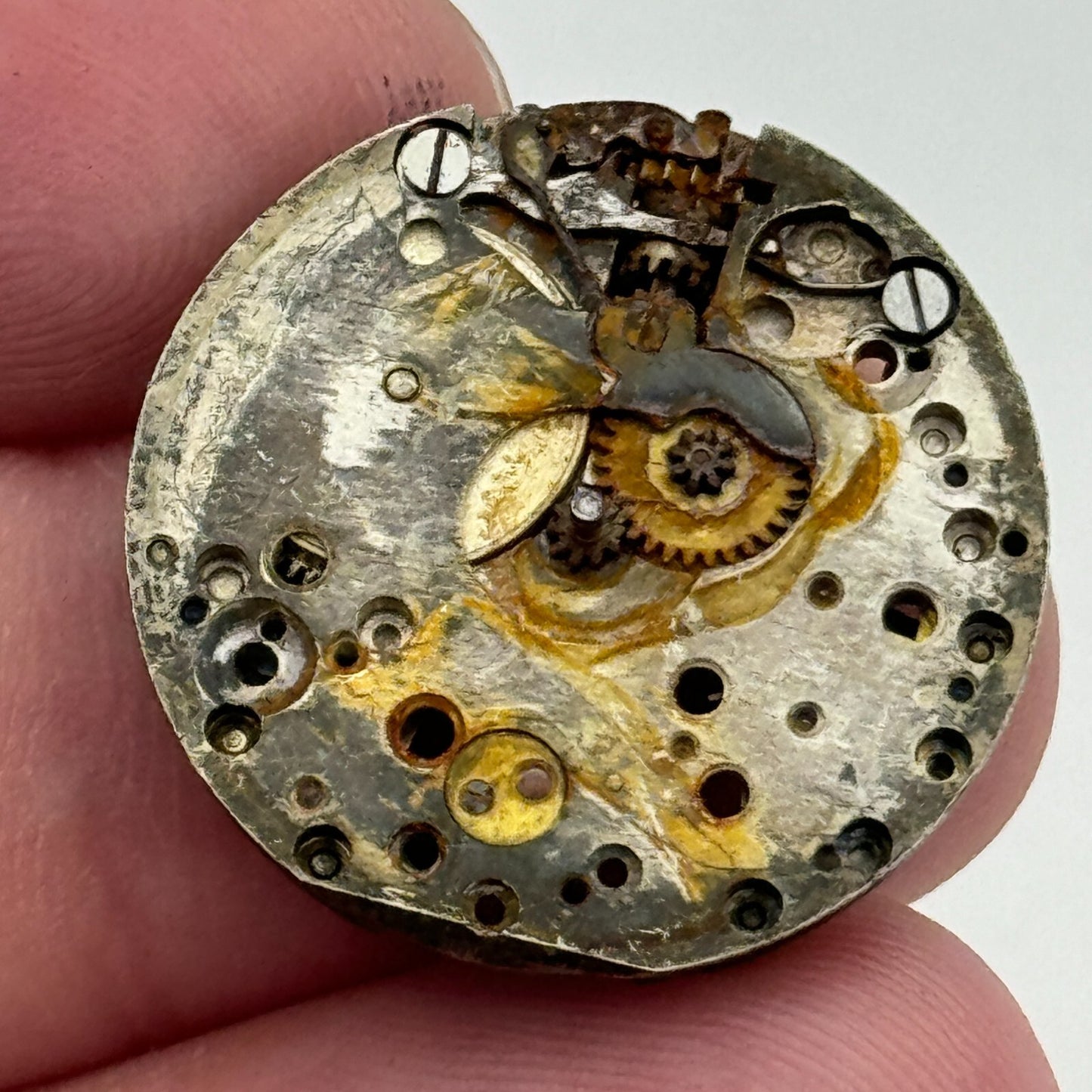 23.6mm AS 489 A Schild Balance Intact Manual Wind Swiss Watch Movement PARTS