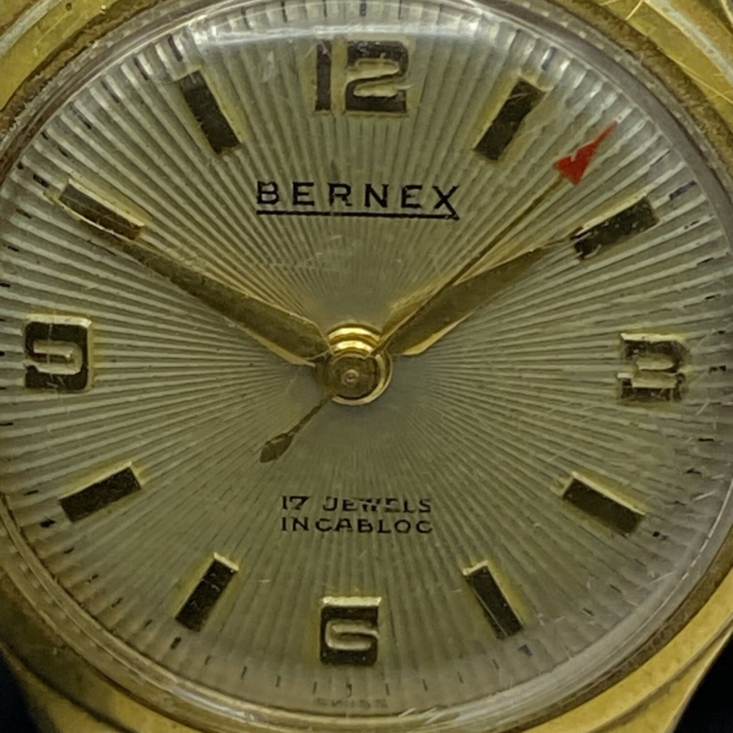 30mm WORKING FHF 29 Dennison Aquatite Bernex Sweep Seconds Ladies Watch Swiss