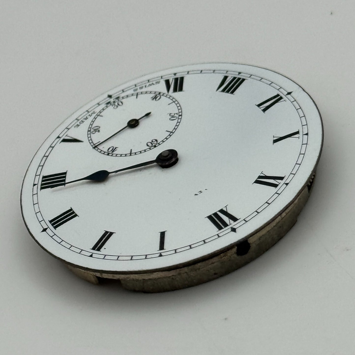 43mm Vintage Open Face Swiss Balance Intact Pocket Watch Movement PARTS SPARES