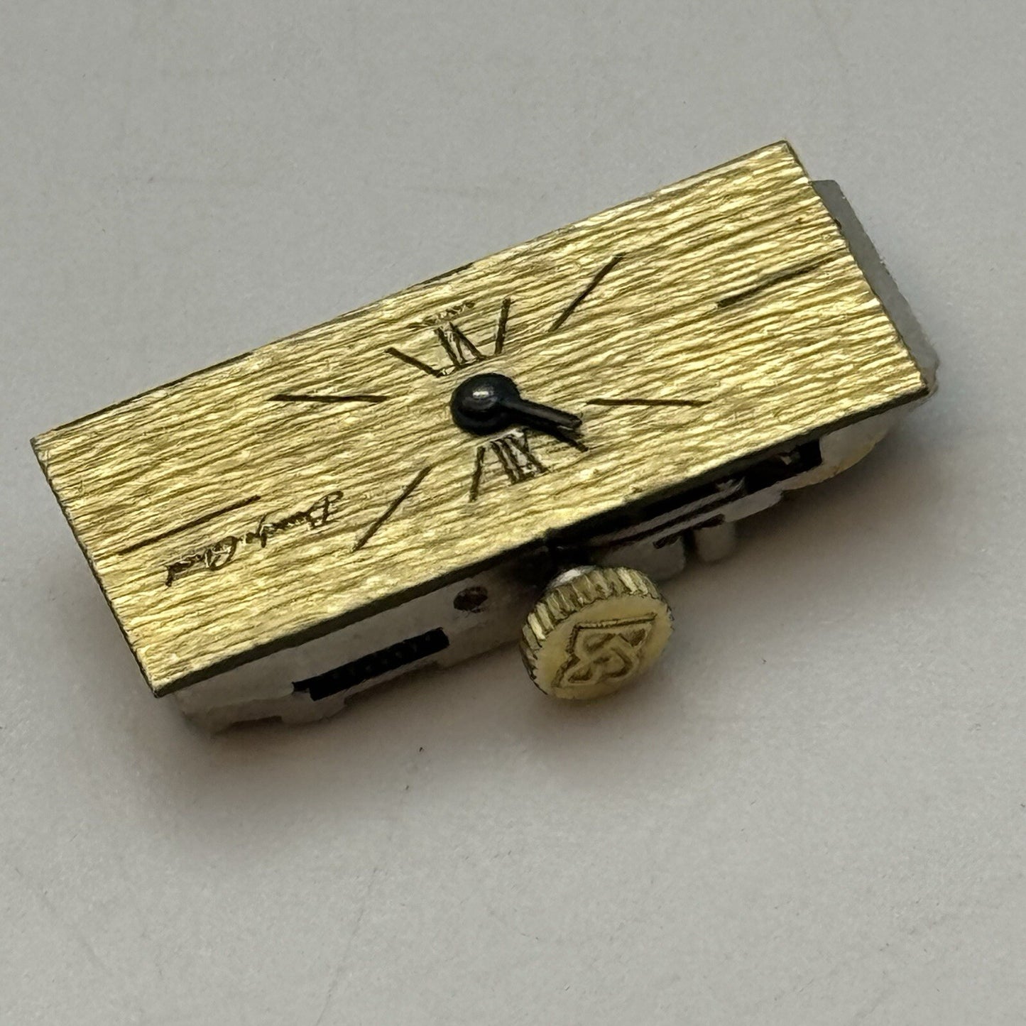 9.2mm Bueche Girod Cal 67 Balance Ok Tank Watch Movement For Restoration Parts