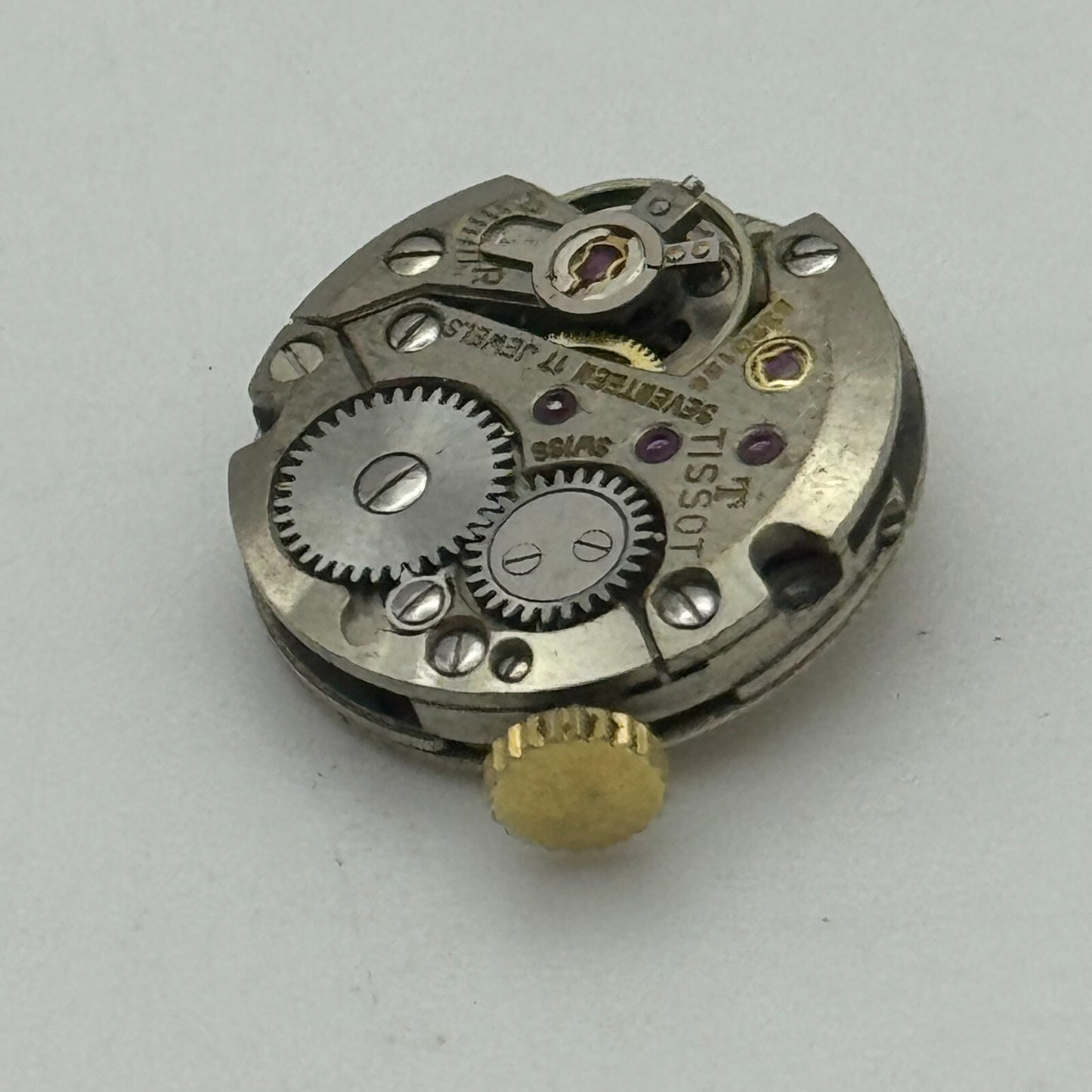 15.5mm Running Tissot 709 Manual Wind 17 Jewels Watch Movement PARTS REPAIR