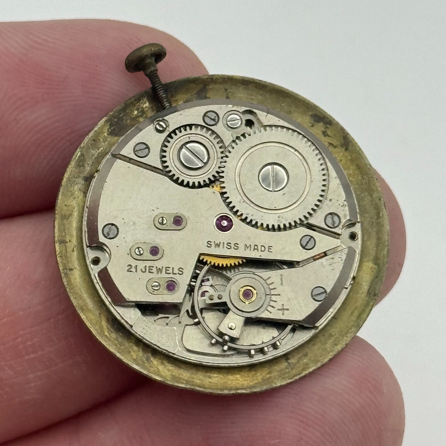 23.7mm Running Nivada AS 1525 1526 Manual Wind Swiss Watch Movement PARTS SPARES