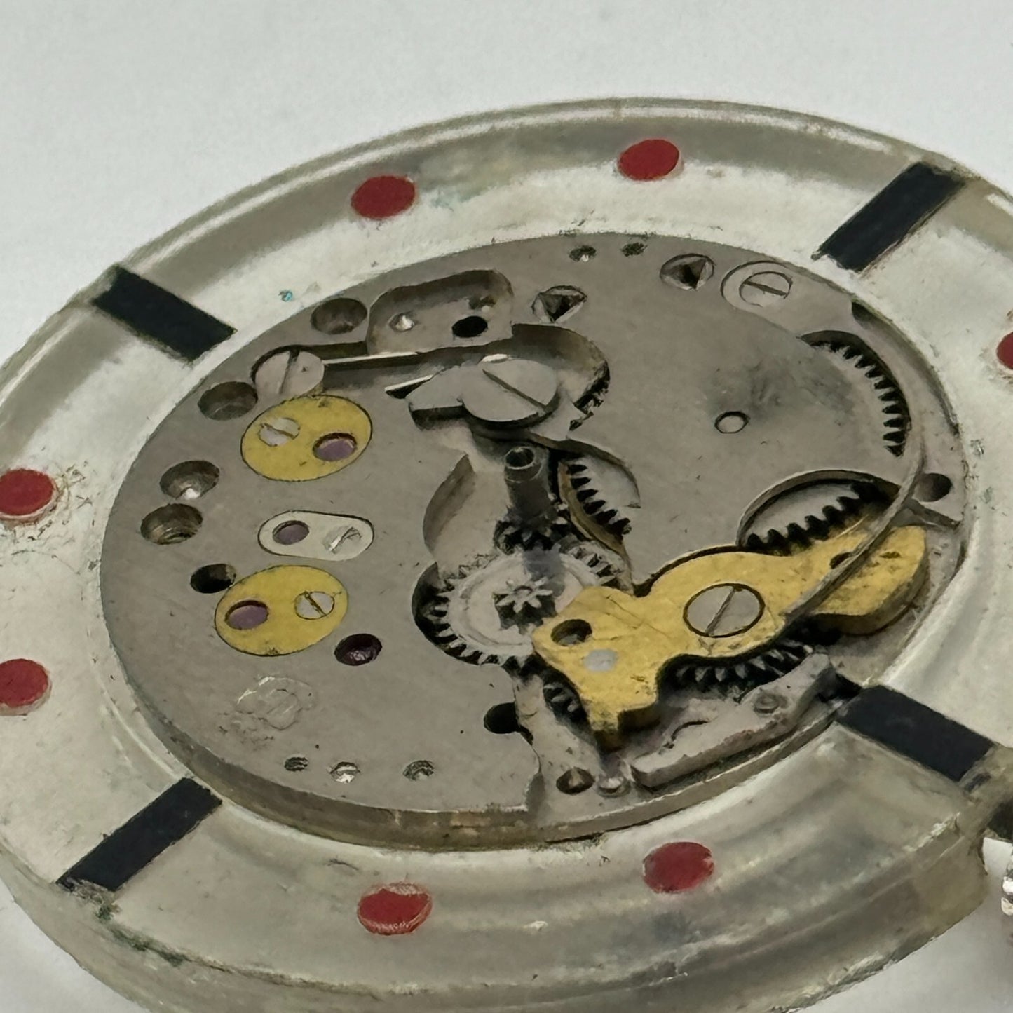 28.8mm EB 1344 Swiss 17 Jewels Manual Wind Watch Movement Vintage PARTS SPARES