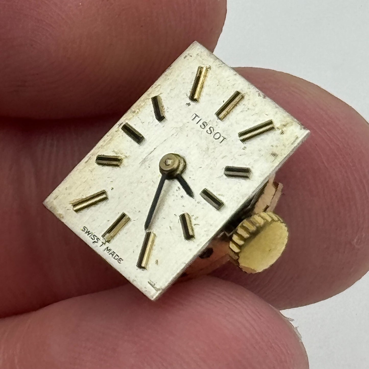 15.1mm Tissot 530-1 Balance Ok Swiss Manual Wind Watch Movement PARTS REPAIR