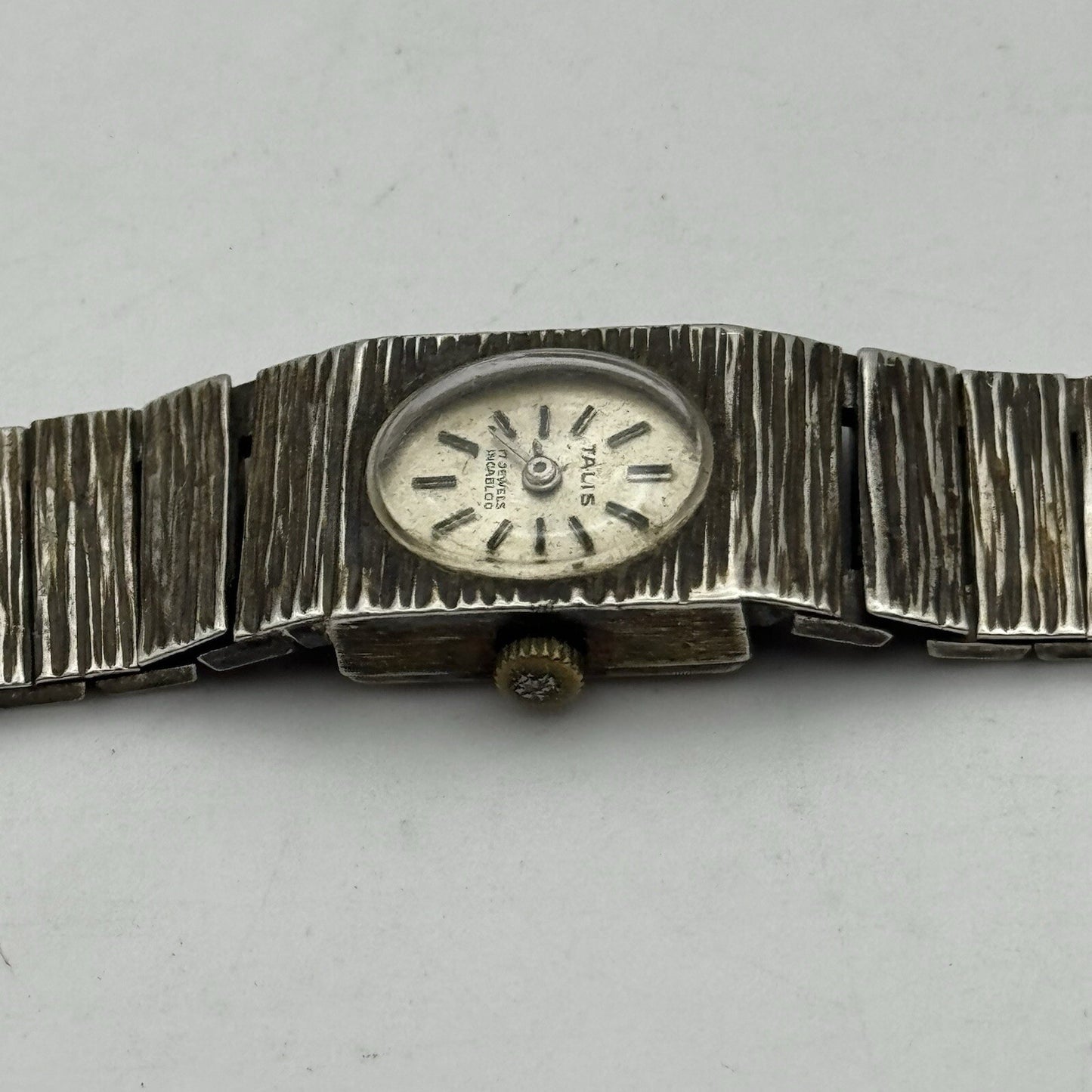 15mm Ladies Manual Wind Talis 925 Sterling Silver Watch NON WORKING
