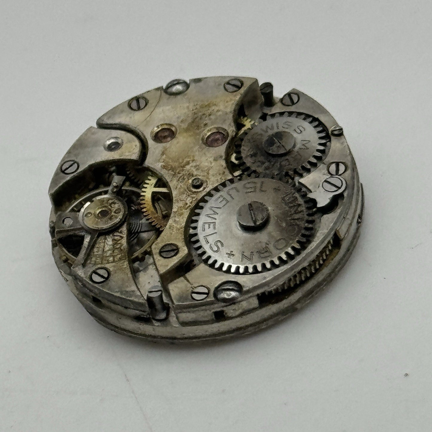23.5mm ROLEX Rolwatco Unicorn 15 Jewels Vintage Watch Movement PARTS SPARES
