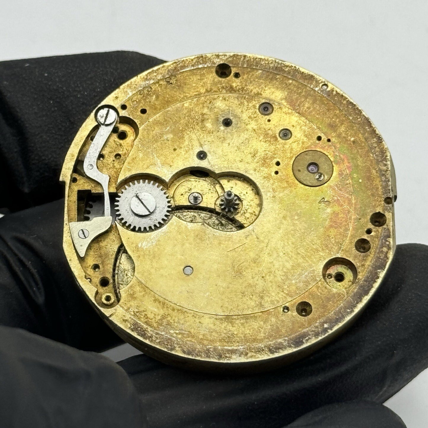 42.8mm Unidentified Good Quality Pocket Watch Movement FOR PARTS Restore