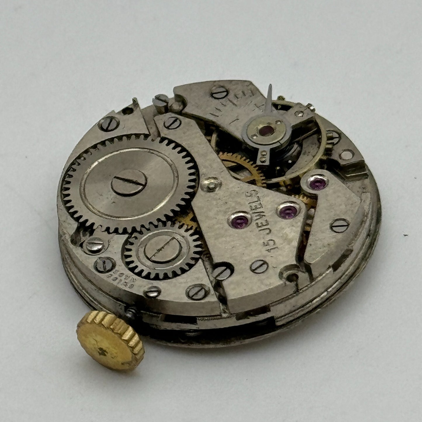 23.6mm Avia AS 984 Manual Wind Watch Movement Swiss Vintage PARTS SPARES