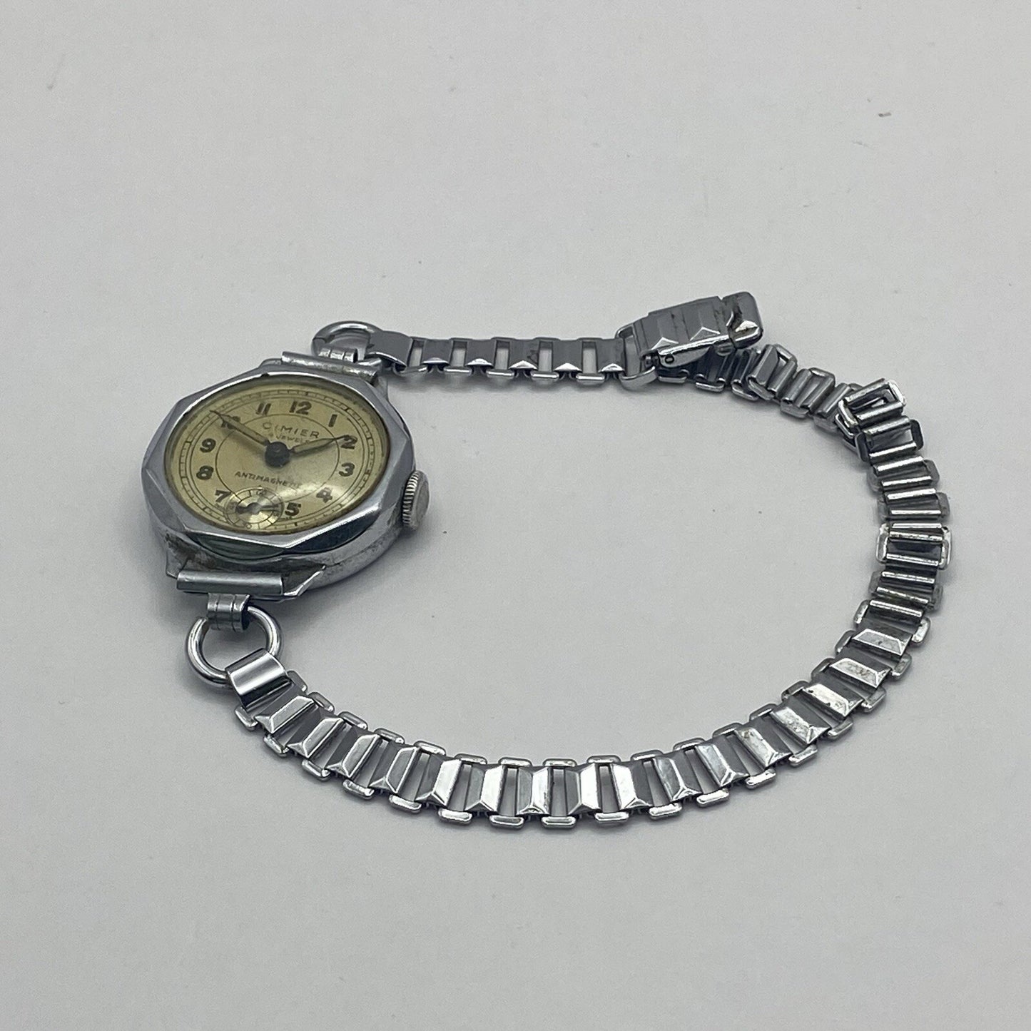 25mm Cimier Military R Lapanouse S A Watch Balance Intact FOR PARTS