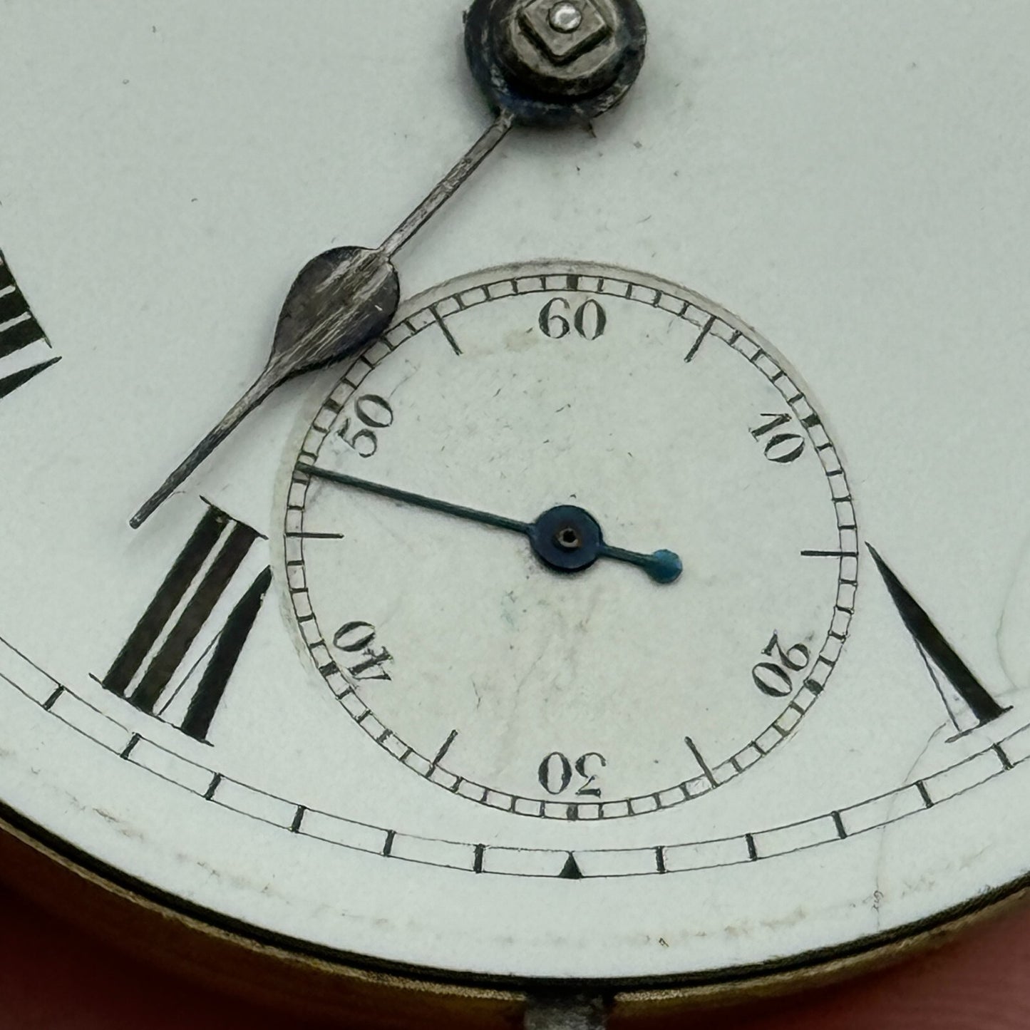 44.6mm Antique H Samuel Manchester The "Accurate" Pocket Watch Movement PARTS