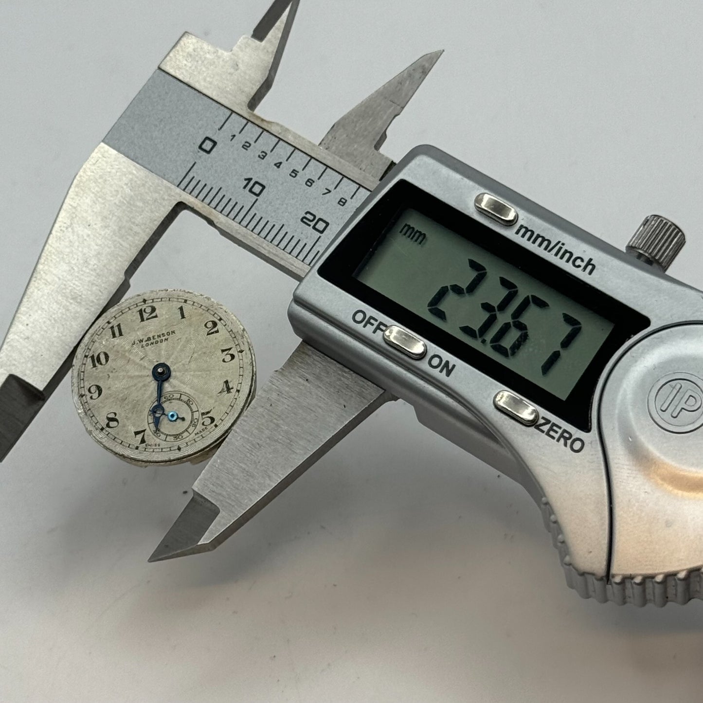 23.6mm J W Benson Sub Seconds Manual Wind 15 Jewels Swiss Watch Movement PARTS