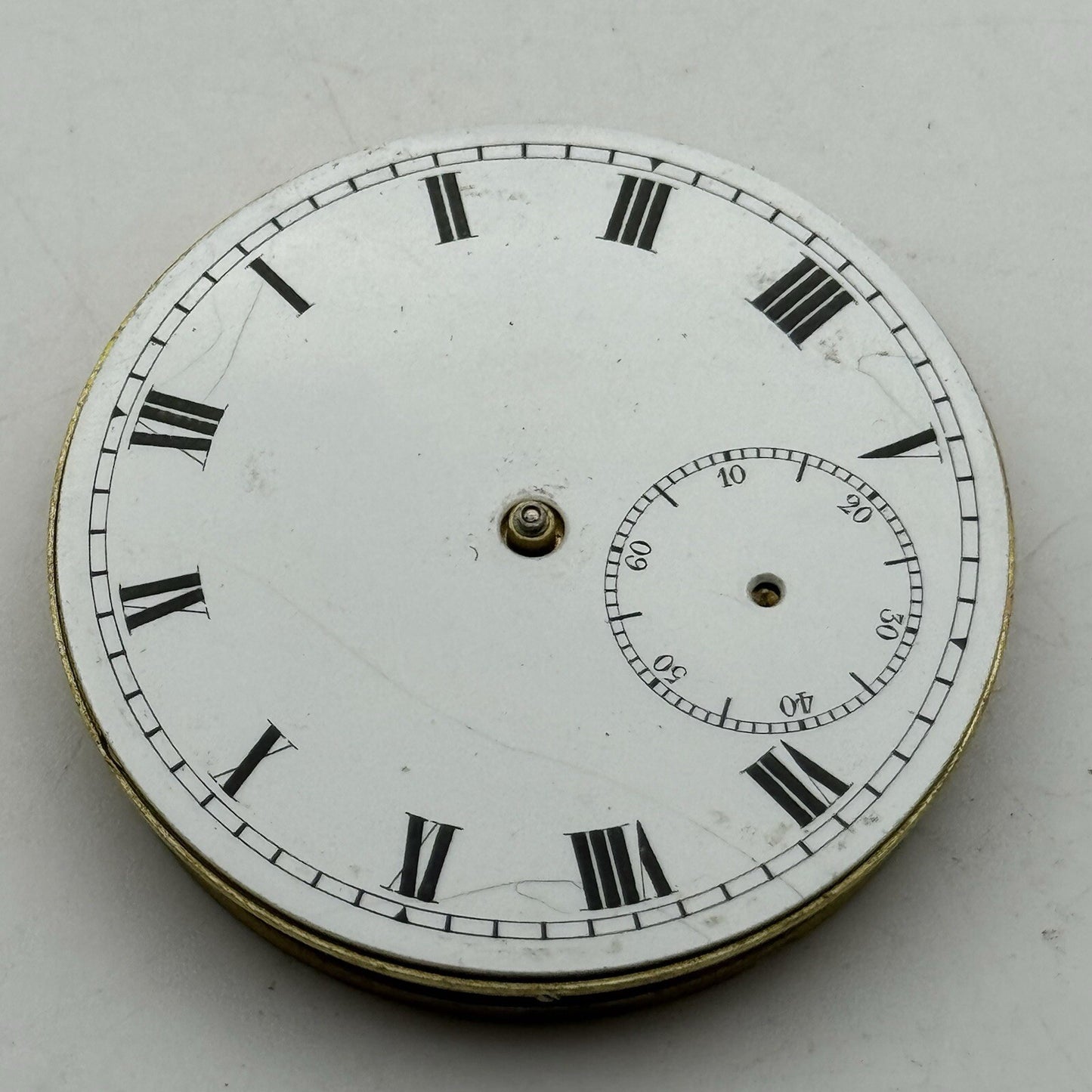 43mm Manual Wind Interesting Vertex Pocket Watch Movement Dial FOR PARTS