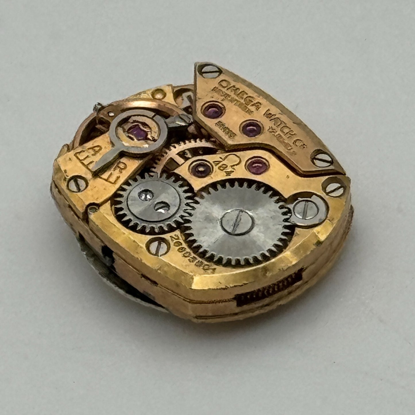 12.5mm Ladies Omega Cal 484 Manual Wind Watch Movement Swiss Vintage PARTS SPARE