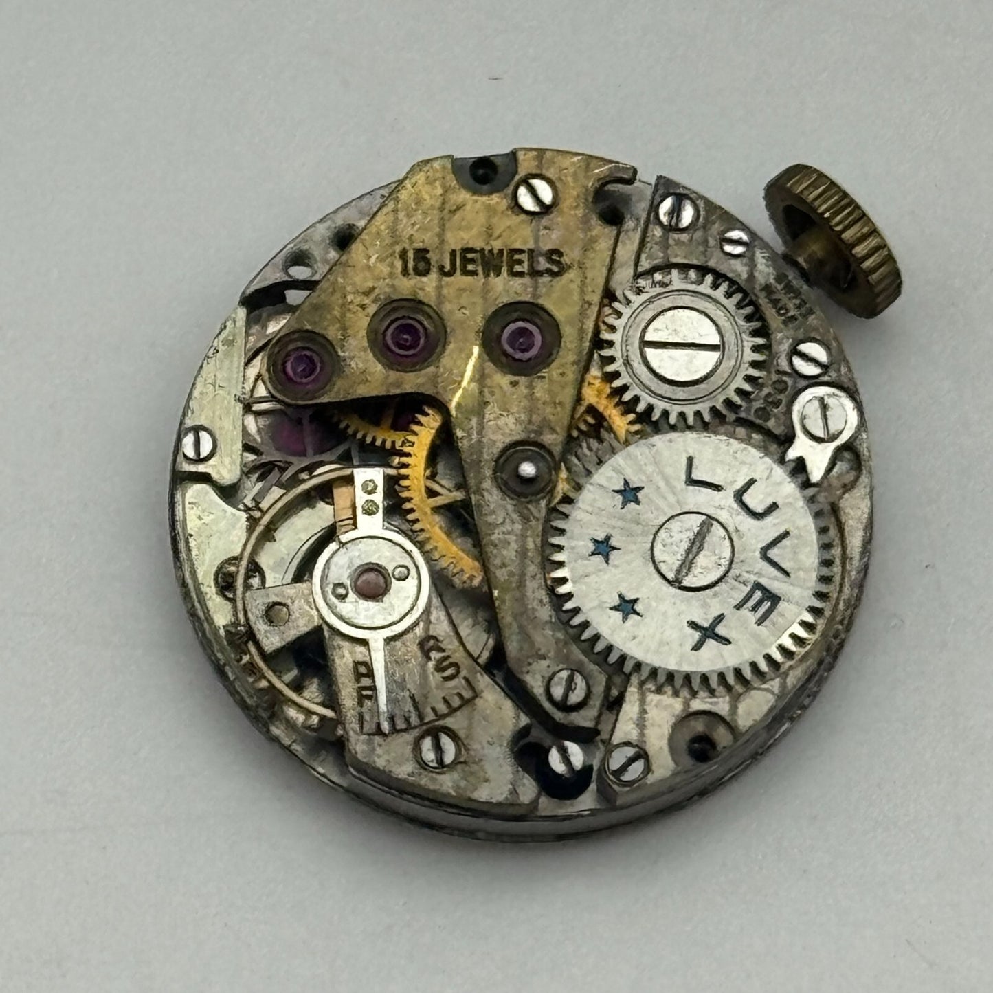 19.7mm Luvex AS 970 A Schild Manual Wind Swiss Watch Movement PARTS SPARES