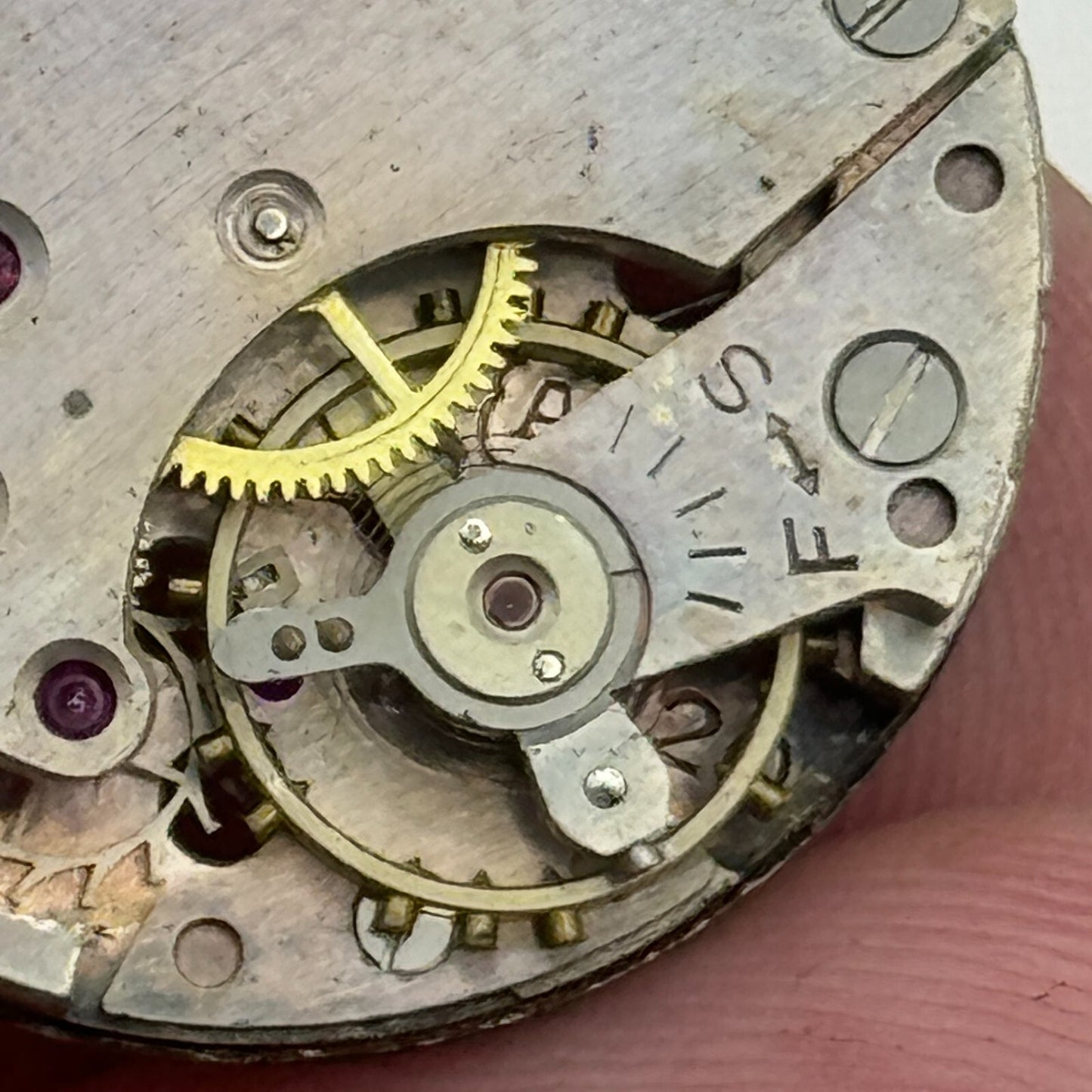 24mm Derrick Arogno A 120 Balance Ok Manual Wind Swiss Watch Movement PARTS