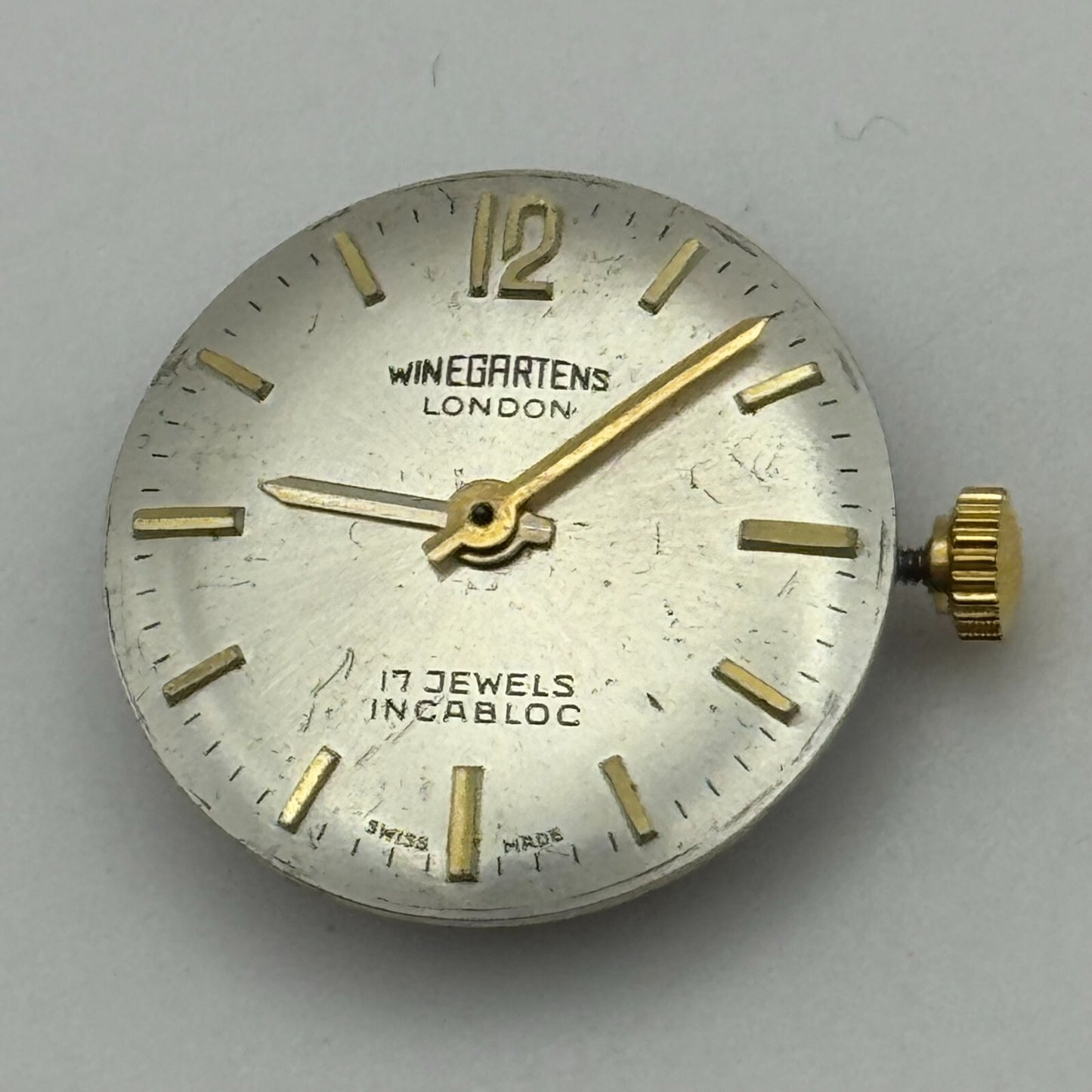 15.5mm Running Winegartens FHF 57-21 Manual Wind Swiss Made Watch Movement PARTS
