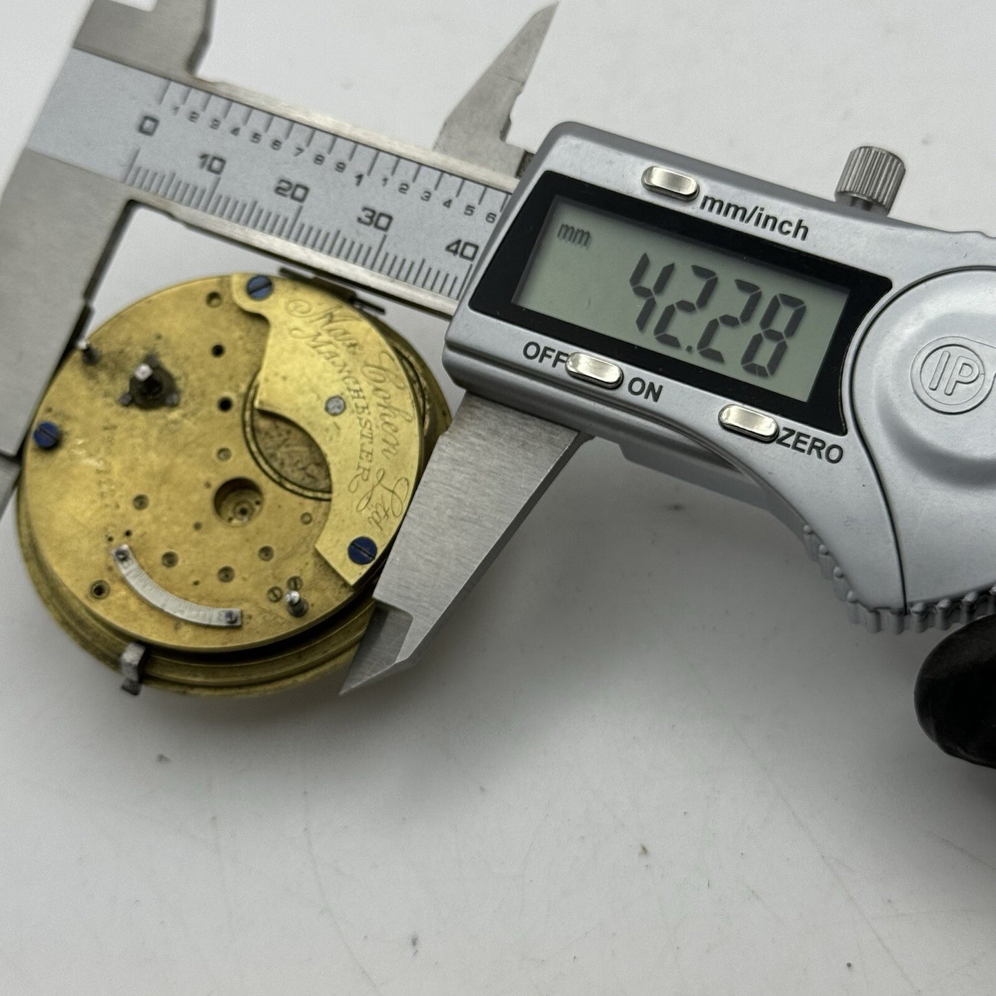 48.1mm Max Cohen Manchester Fusee No Chain Pocket Watch Movement FOR PARTS