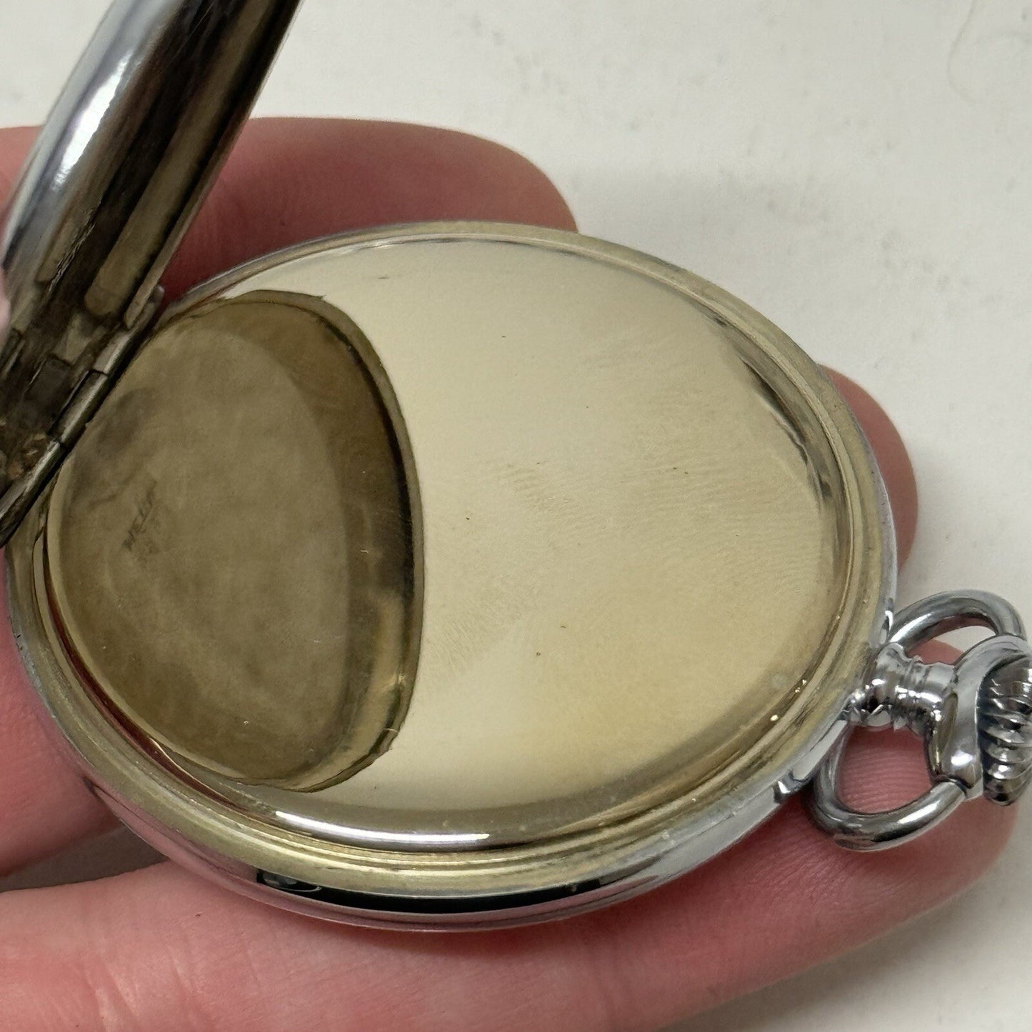50mm Vintage Dowel NEW OLD STOCK Open Face Sub Seconds Pocket Watch TO SERVICE