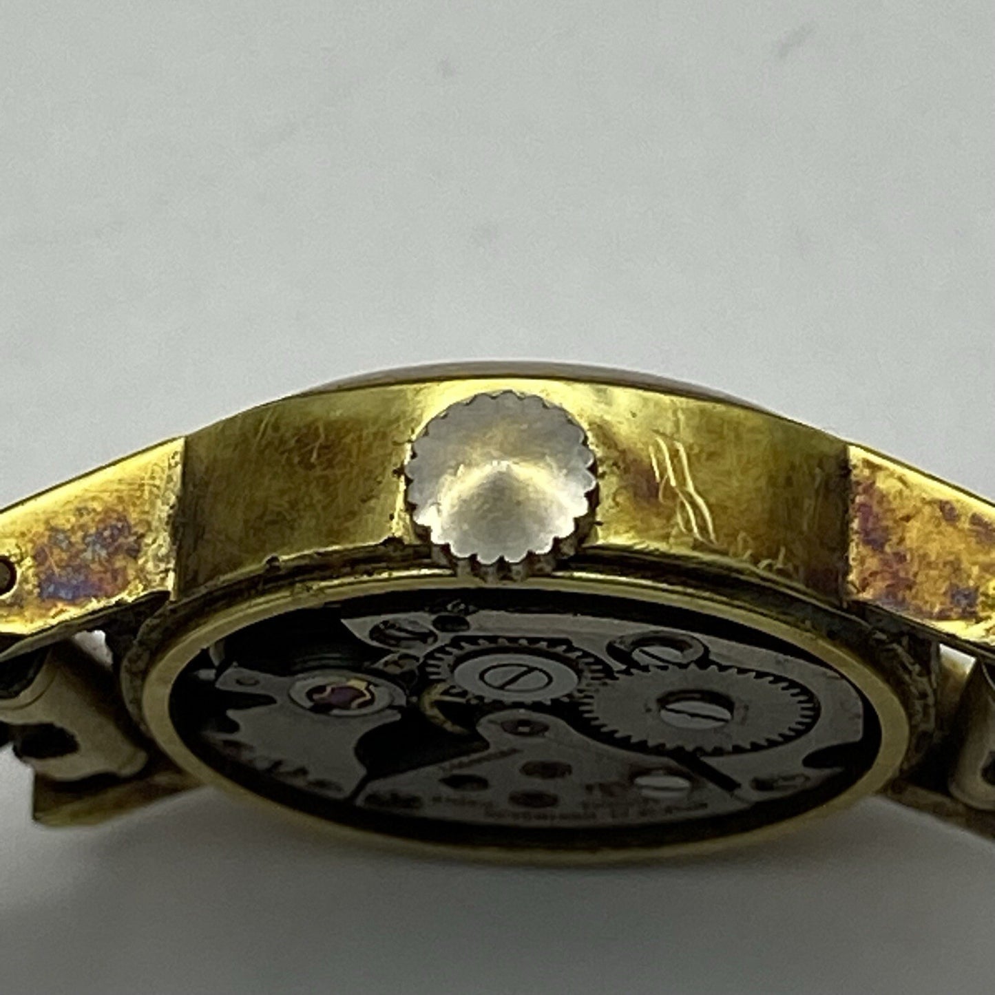 18mm Vintage Ladies Tissot Stylist Swiss Gold Tone Expandable Watch TO RESTORE